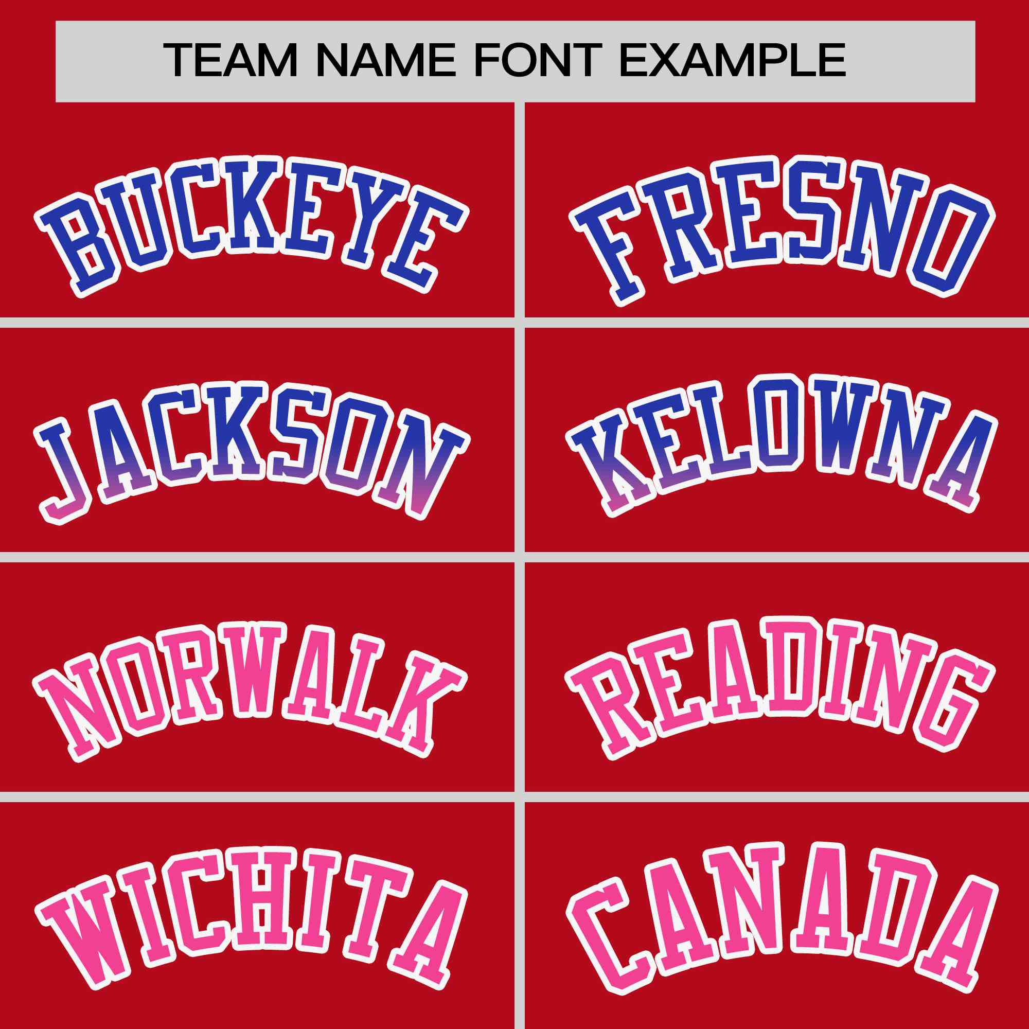 Custom Red Royal-Pink Personalized Gradient Font And Side Design Authentic Baseball Jersey