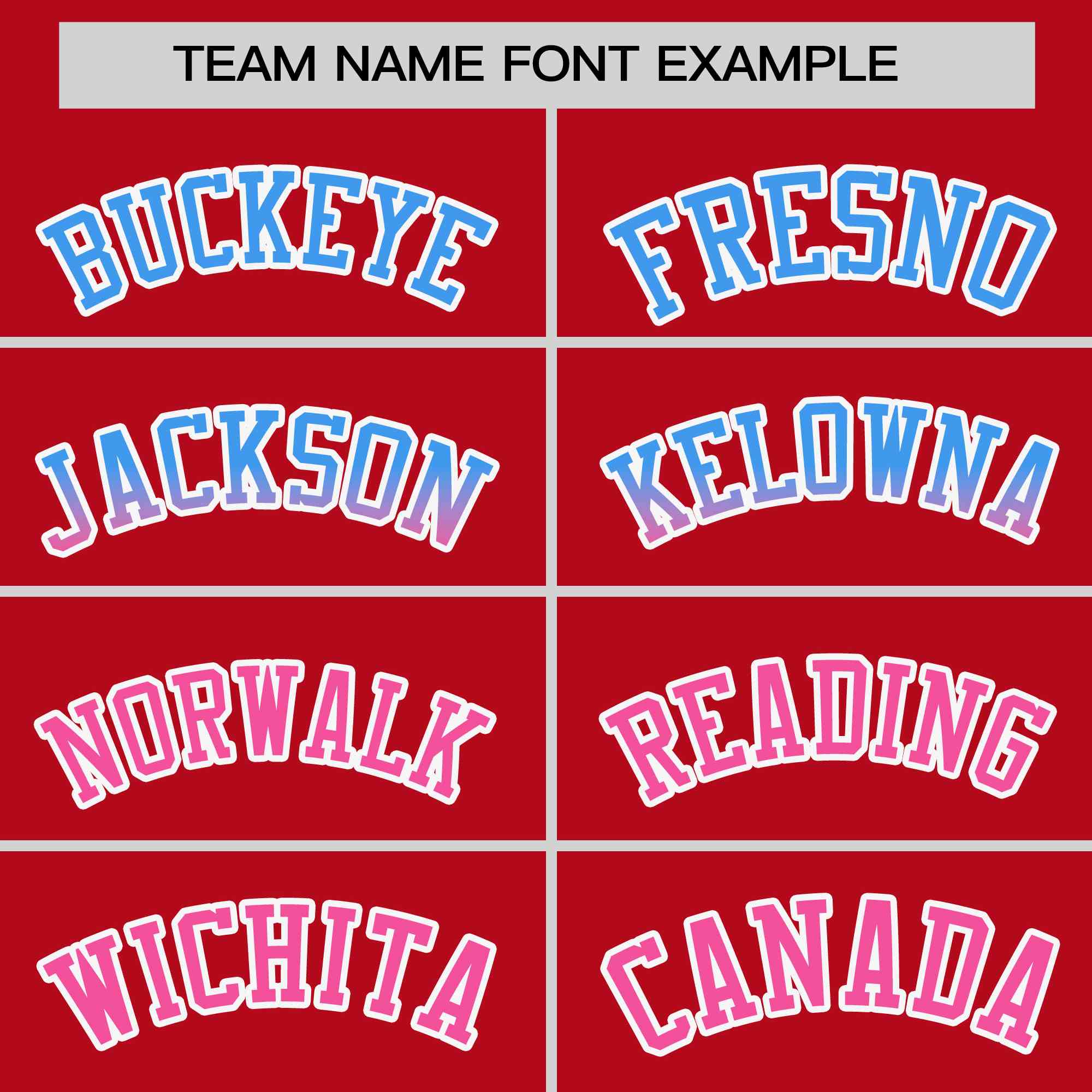 Custom Red Powder Blue-Pink Personalized Gradient Font And Side Design Authentic Baseball Jersey