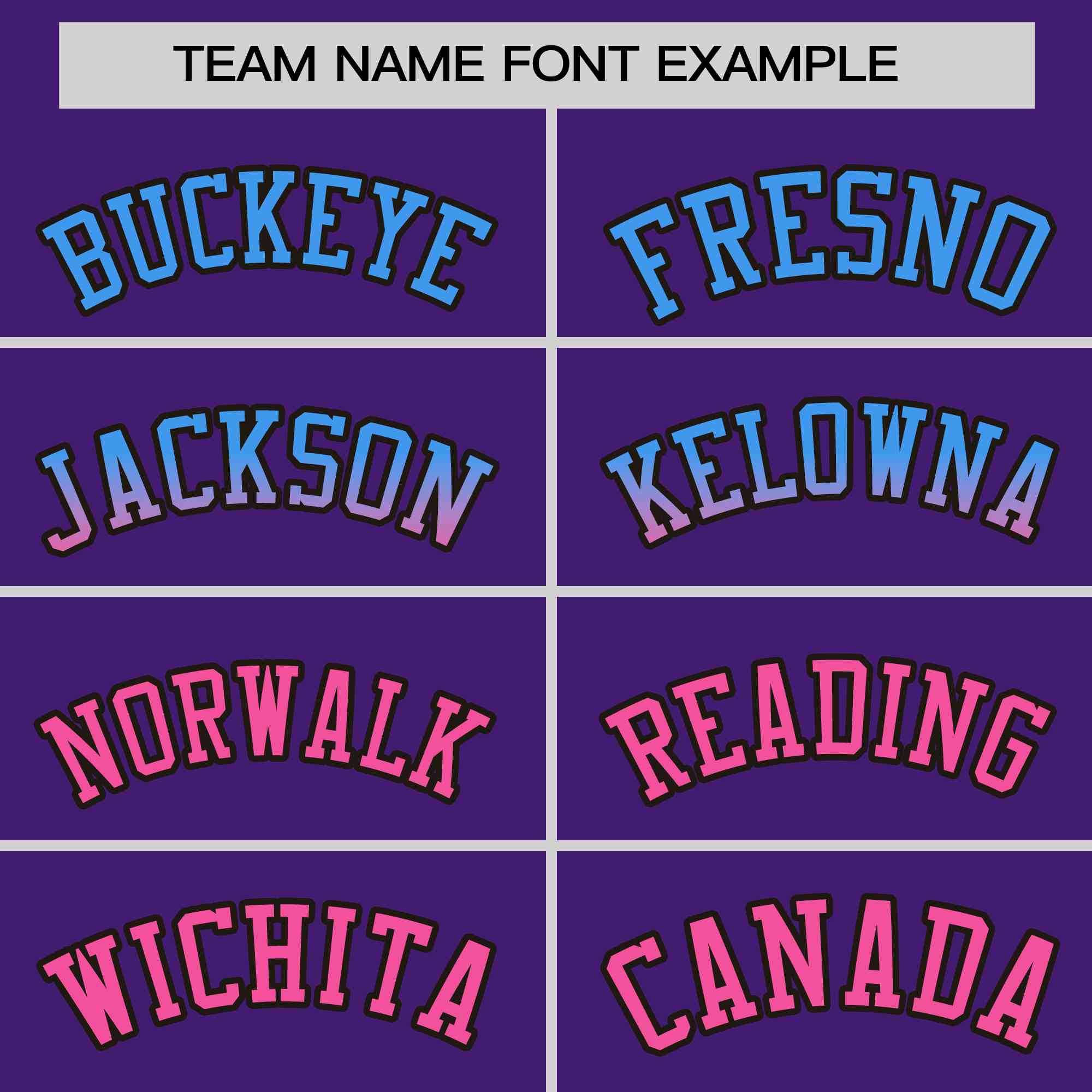 Custom Purple Powder Blue-Pink Personalized Gradient Font And Side Design Authentic Baseball Jersey