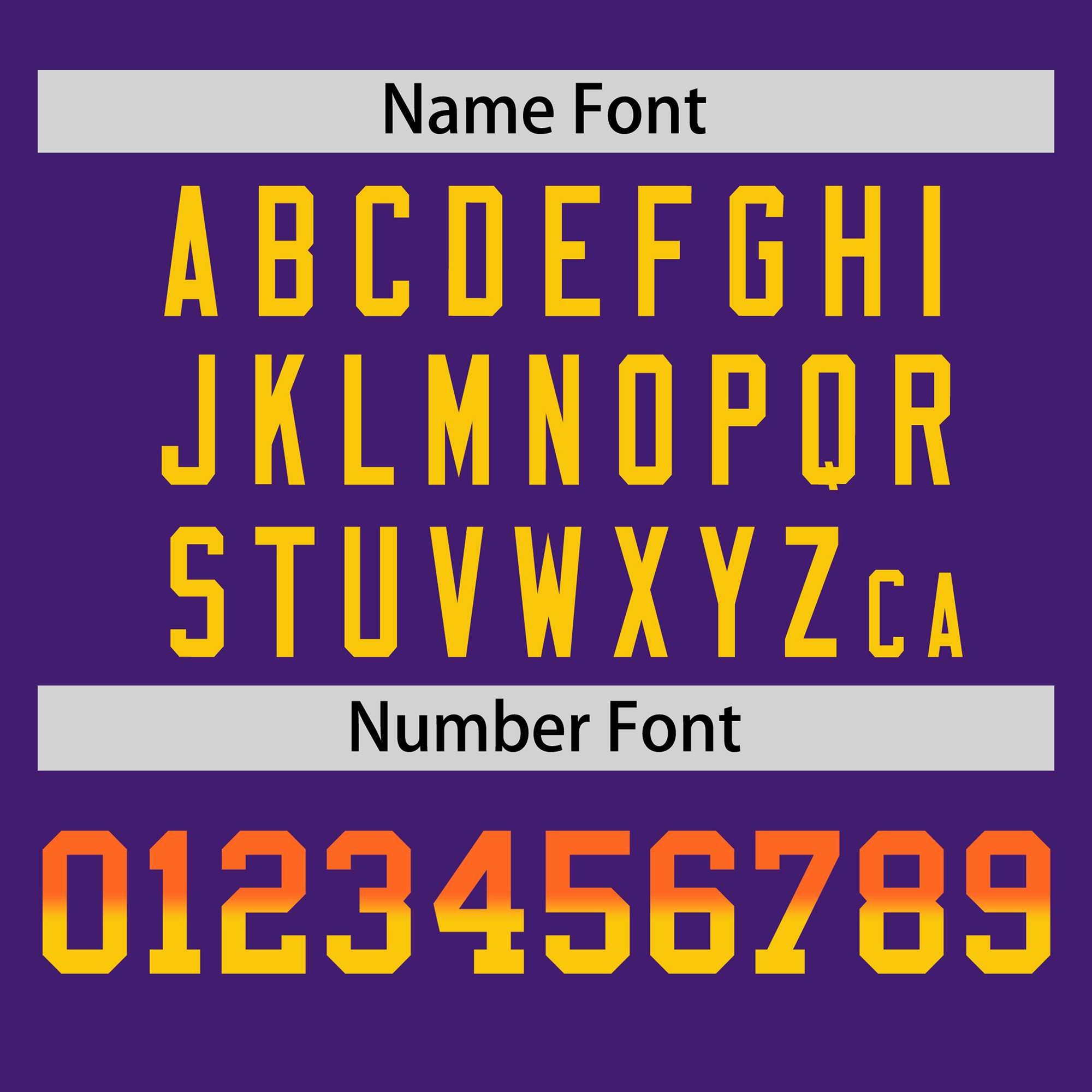 Custom Purple Orange-Gold Personalized Gradient Font And Side Design Authentic Baseball Jersey