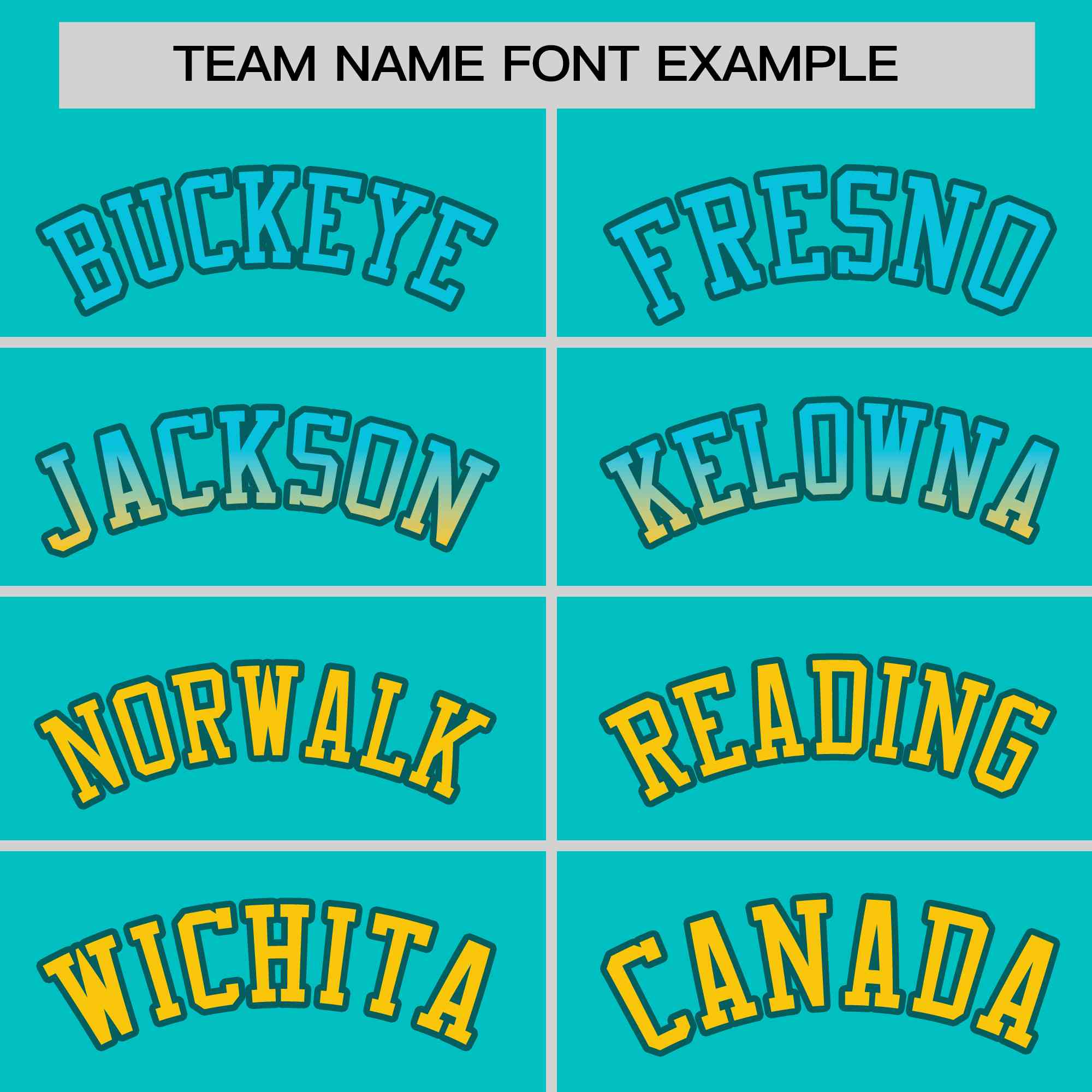 Custom Aqua Aqua-Gold Personalized Gradient Font And Side Design Authentic Baseball Jersey