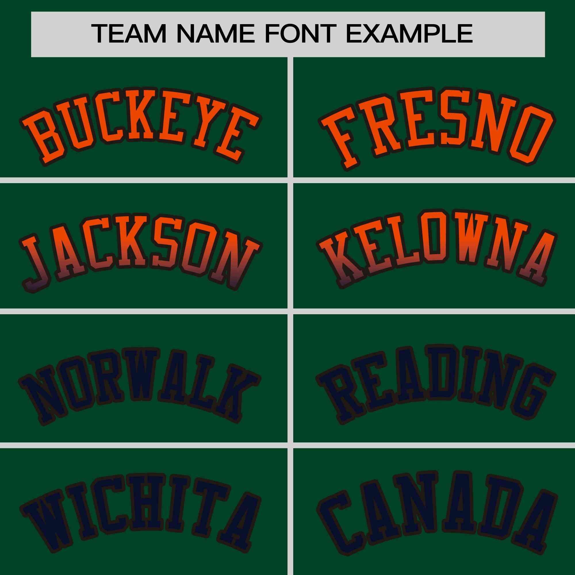 Custom Green Orange-Navy Personalized Gradient Font And Side Design Authentic Baseball Jersey