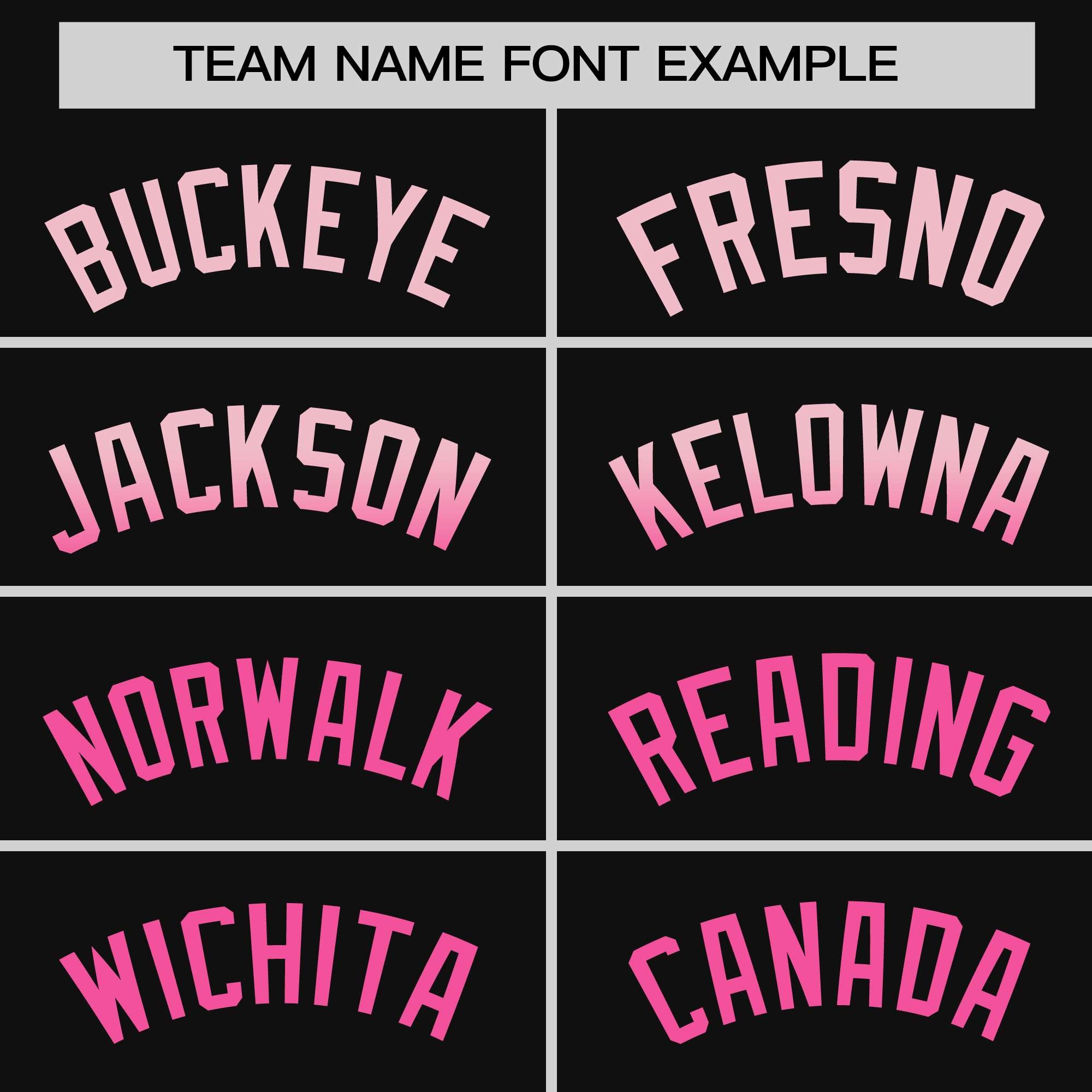 Custom Black Light Pink-Pink Personalized Gradient Font And Side Design Authentic Baseball Jersey