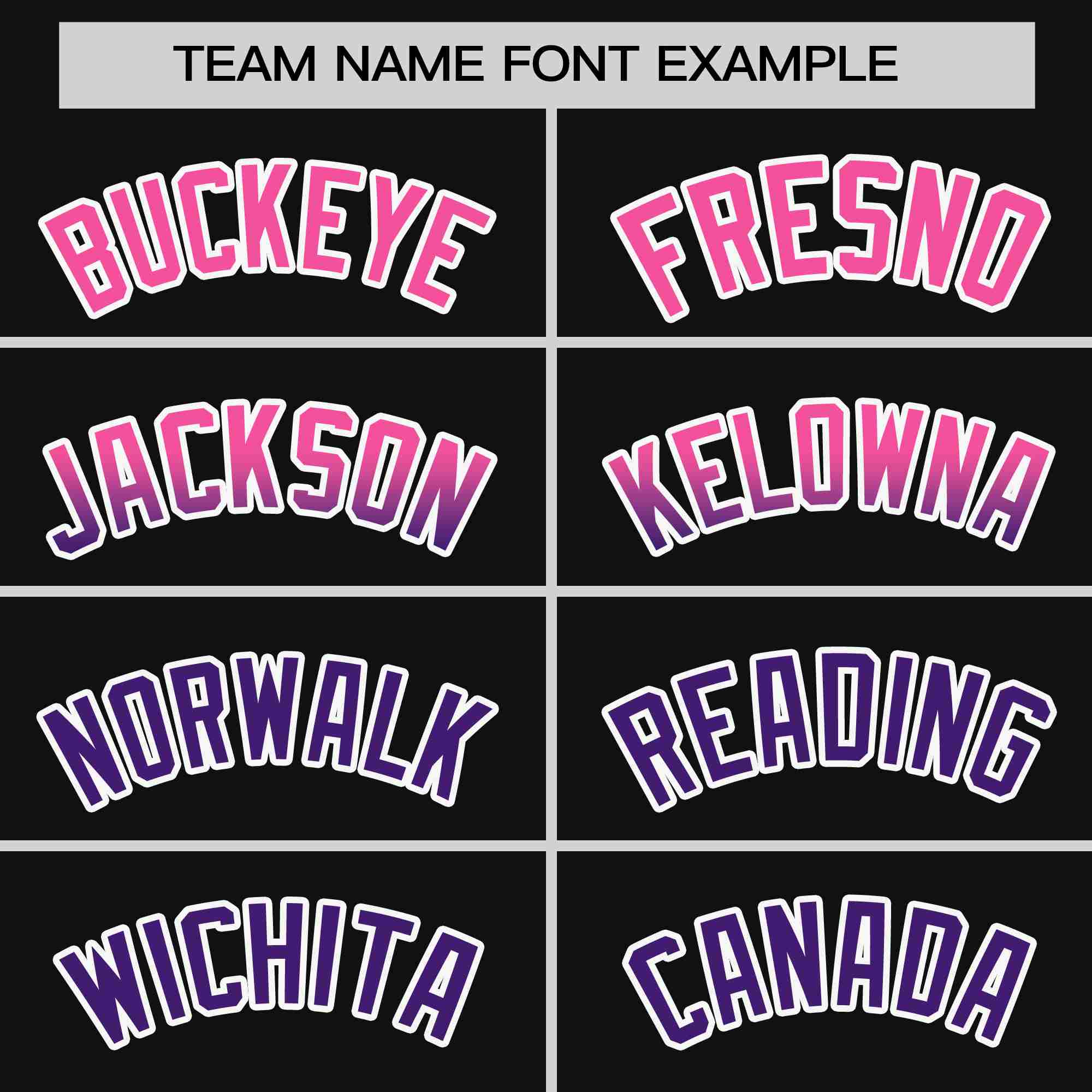 Custom Black Pink-Purple Personalized Gradient Font And Side Design Authentic Baseball Jersey