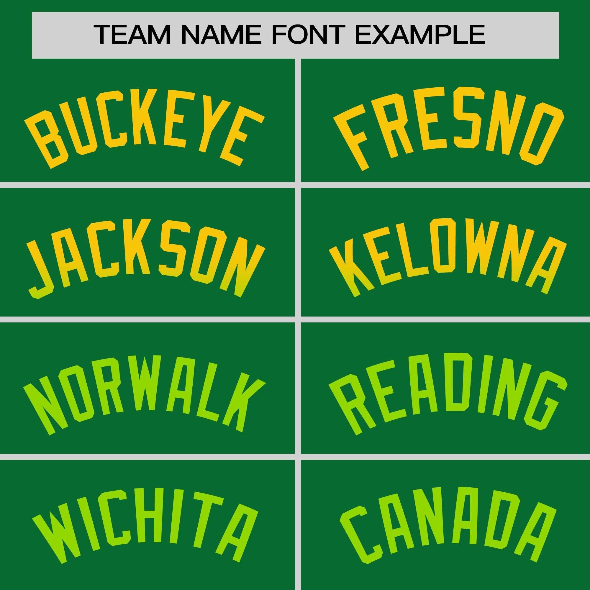 Custom Kelly Green Gold-Neon Green Personalized Gradient Font And Side Design Authentic Baseball Jersey