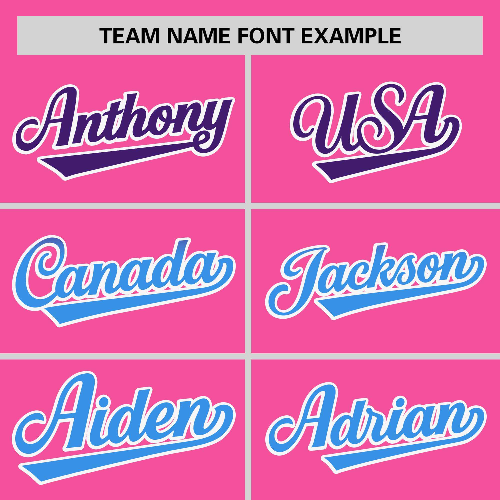 Custom Pink Purple-Powder Blue Personalized Gradient Font And Side Design Authentic Baseball Jersey