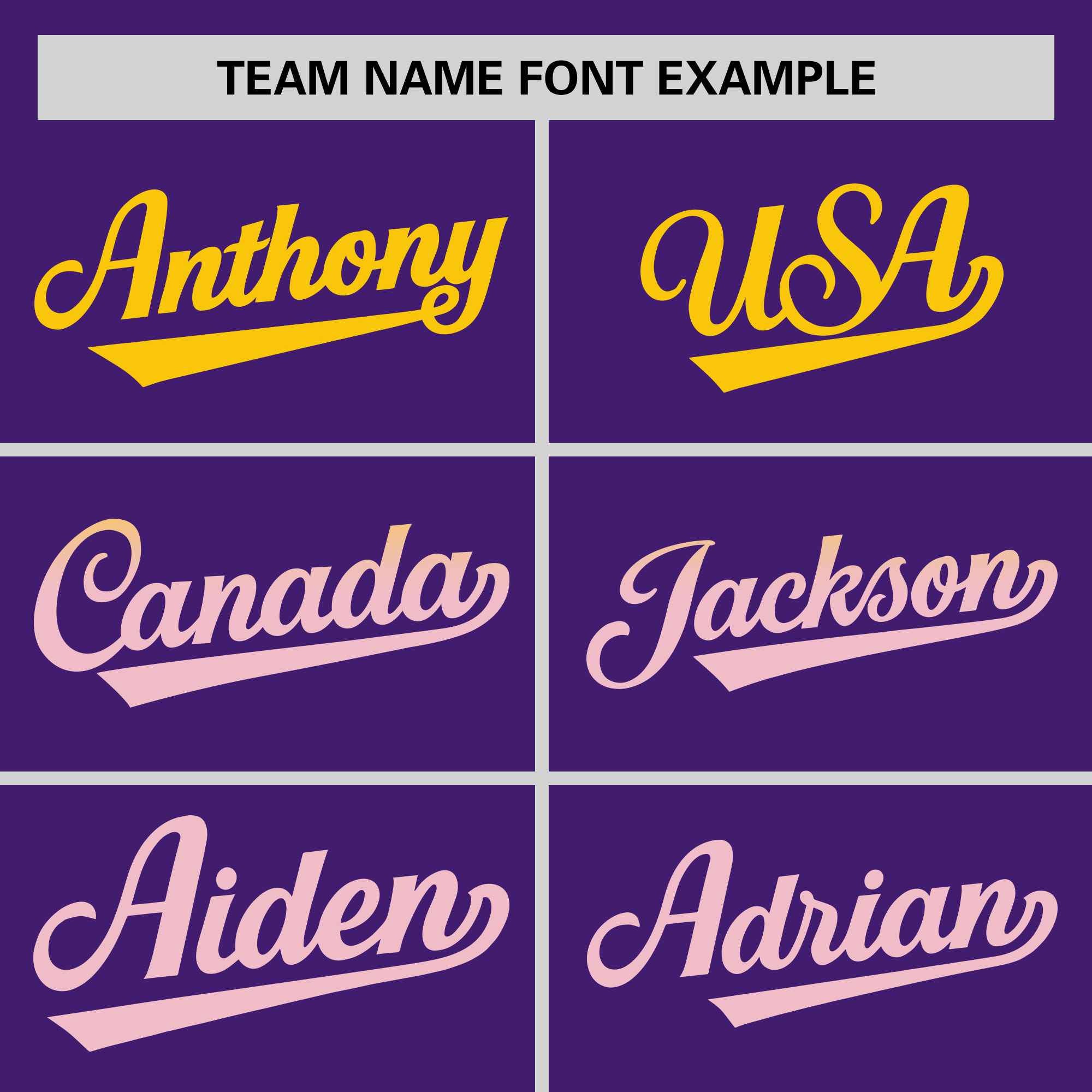 Custom Purple Gold-Lt Pink Personalized Gradient Font And Side Design Authentic Baseball Jersey