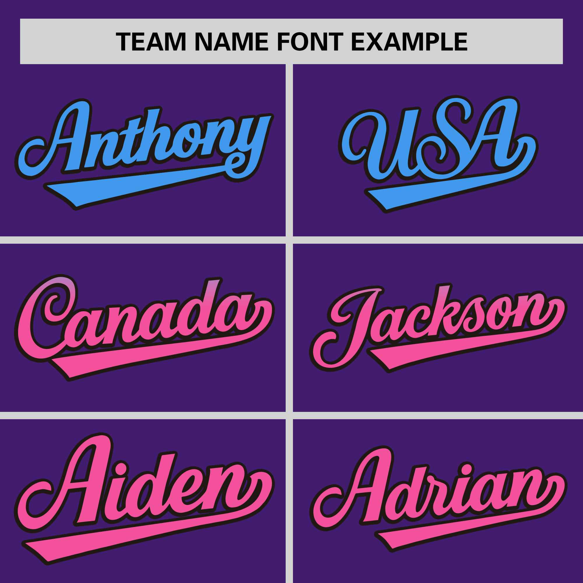 Custom Purple Powder Blue-Pink Personalized Gradient Font And Side Design Authentic Baseball Jersey