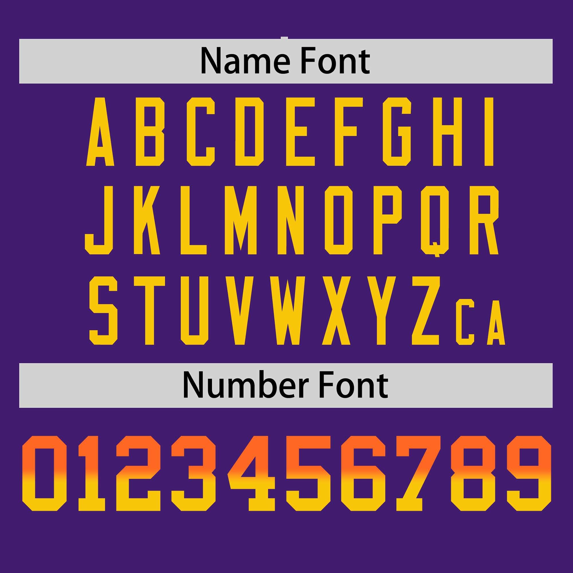 Custom Purple Orange-Gold Personalized Gradient Font And Side Design Authentic Baseball Jersey