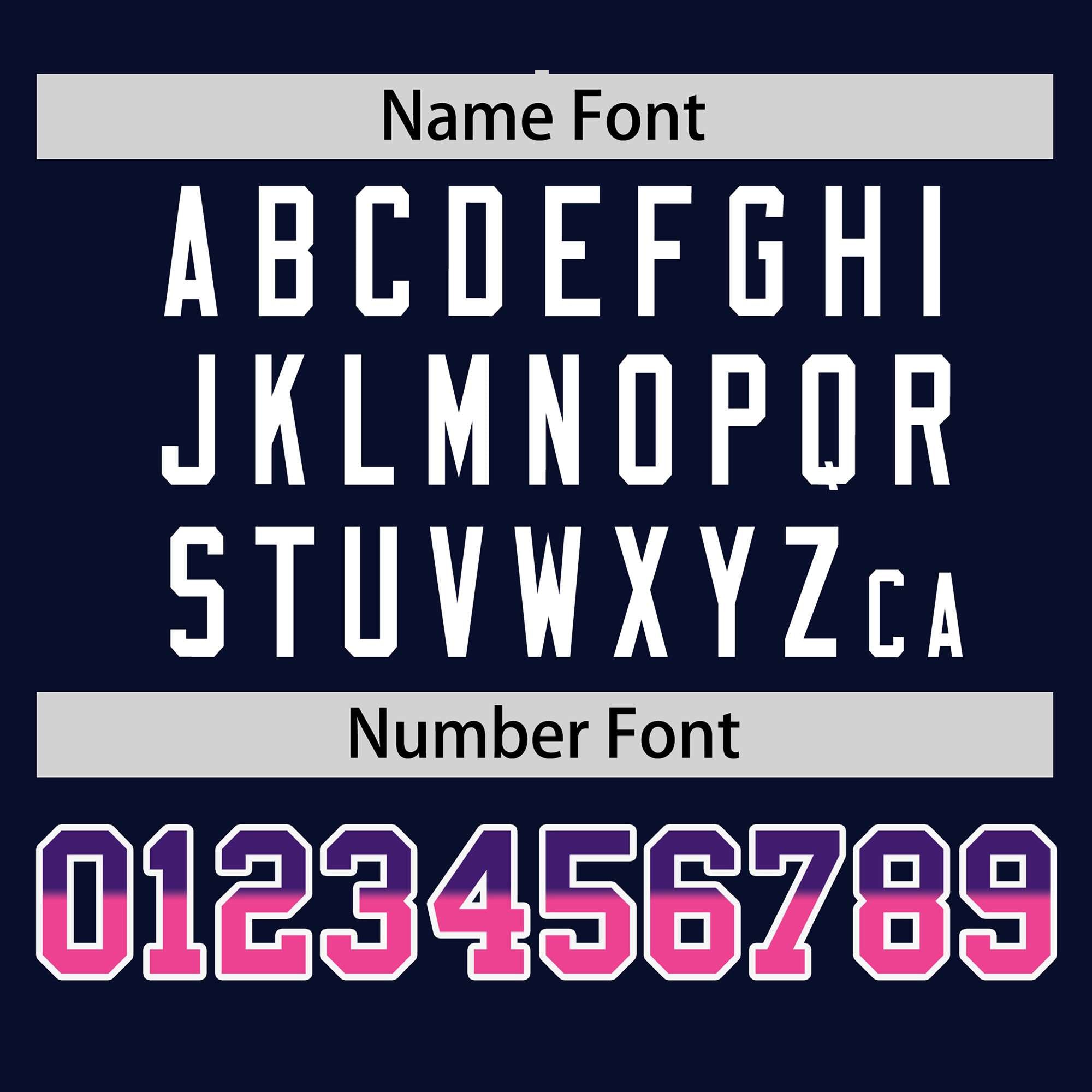 Custom Navy Purple-Pink Personalized Gradient Font And Side Design Authentic Baseball Jersey