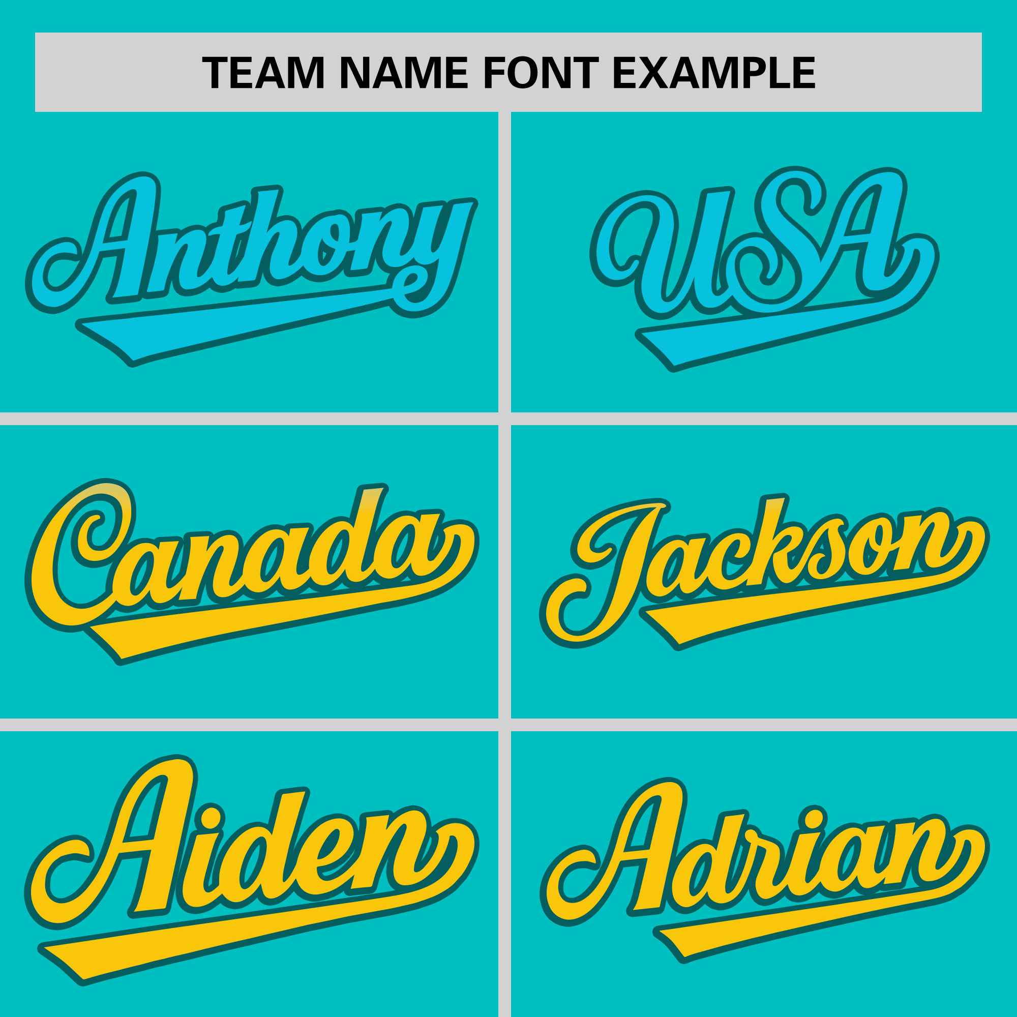 Custom Aqua Aqua-Gold Personalized Gradient Font And Side Design Authentic Baseball Jersey