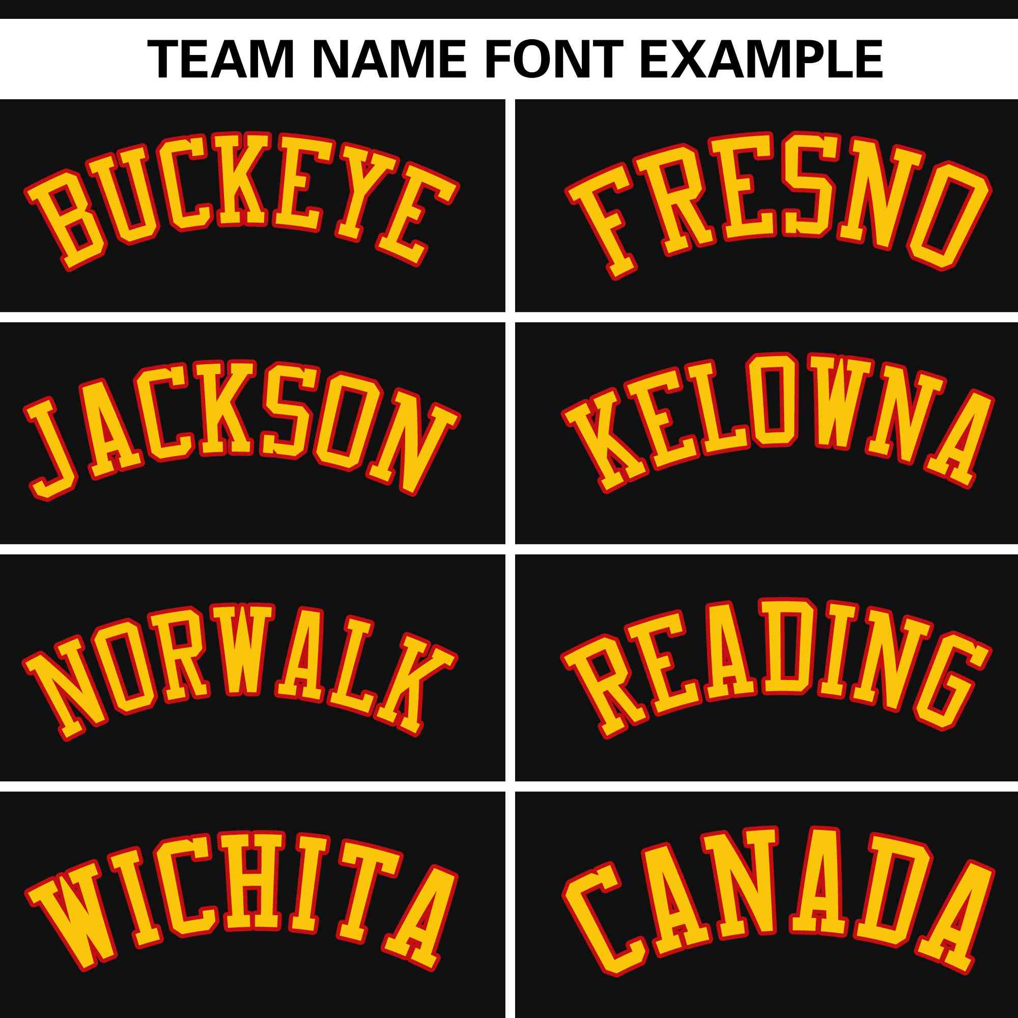 Custom Black Yellow-Red Personalized Side Two-Tone Design Authentic Baseball Jersey