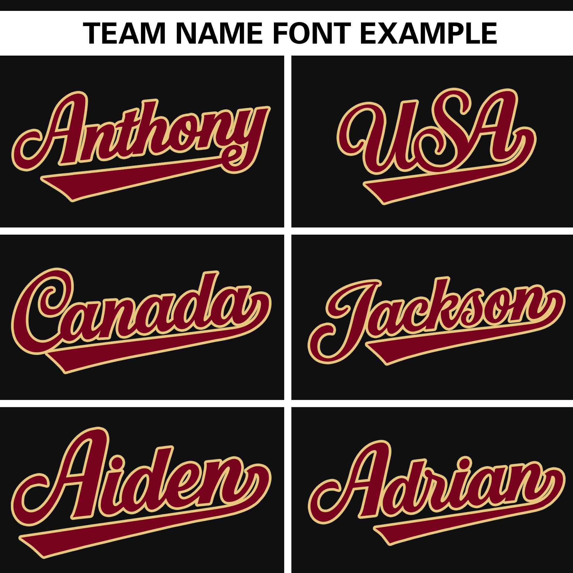 Custom Black Crimson-Khaki Personalized Side Two-Tone Design Authentic Baseball Jersey