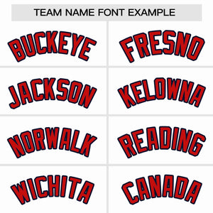 Custom White Red Personalized Raglan Sleeves Authentic Baseball Jersey