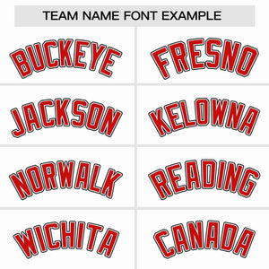 Custom White Red Personalized Raglan Sleeves Authentic Baseball Jersey