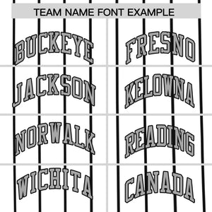 Custom White Black Pinstripe Personalized Side Two-tone Authentic Baseball Jersey