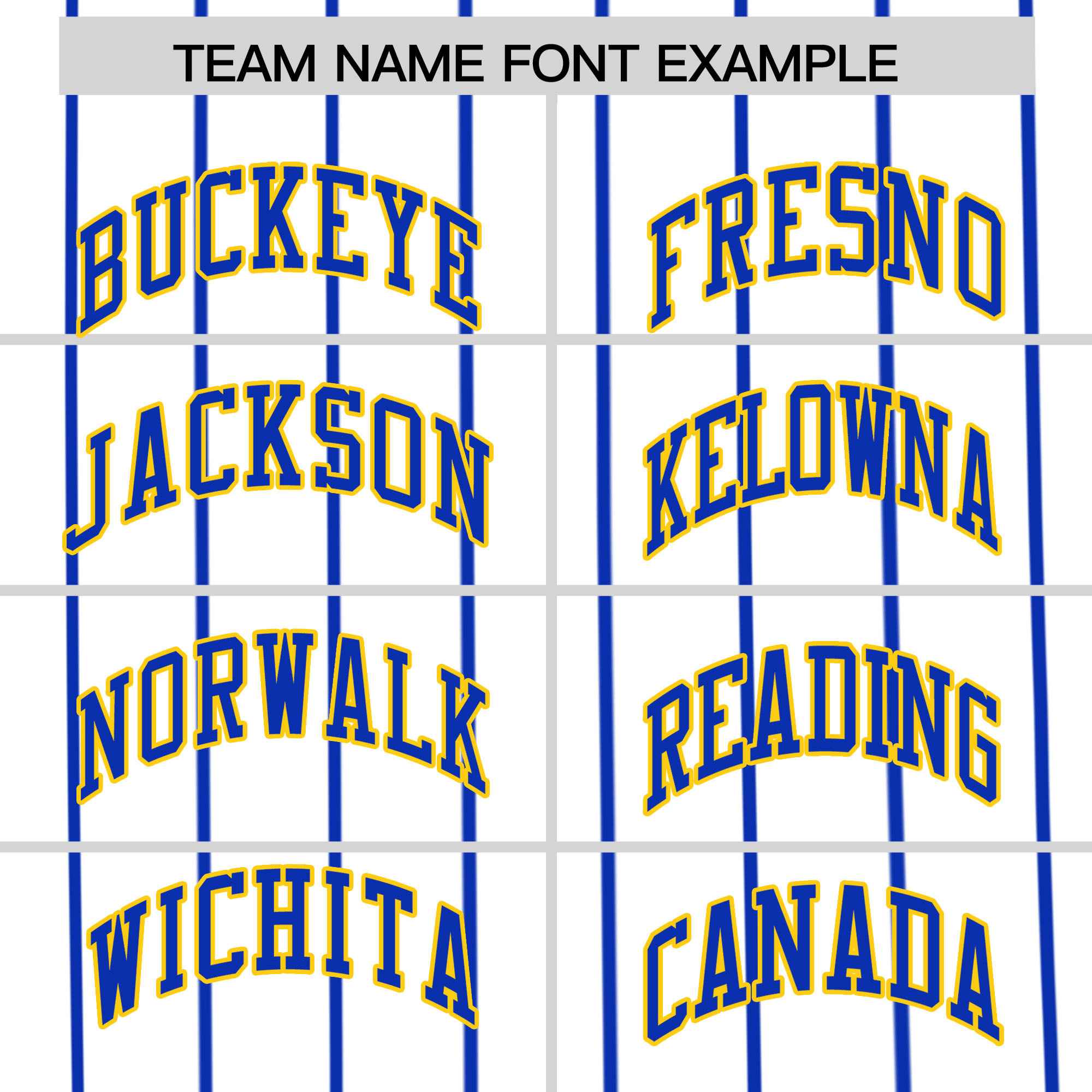 Custom White Royal Pinstripe Personalized Side Two-tone Authentic Baseball Jersey