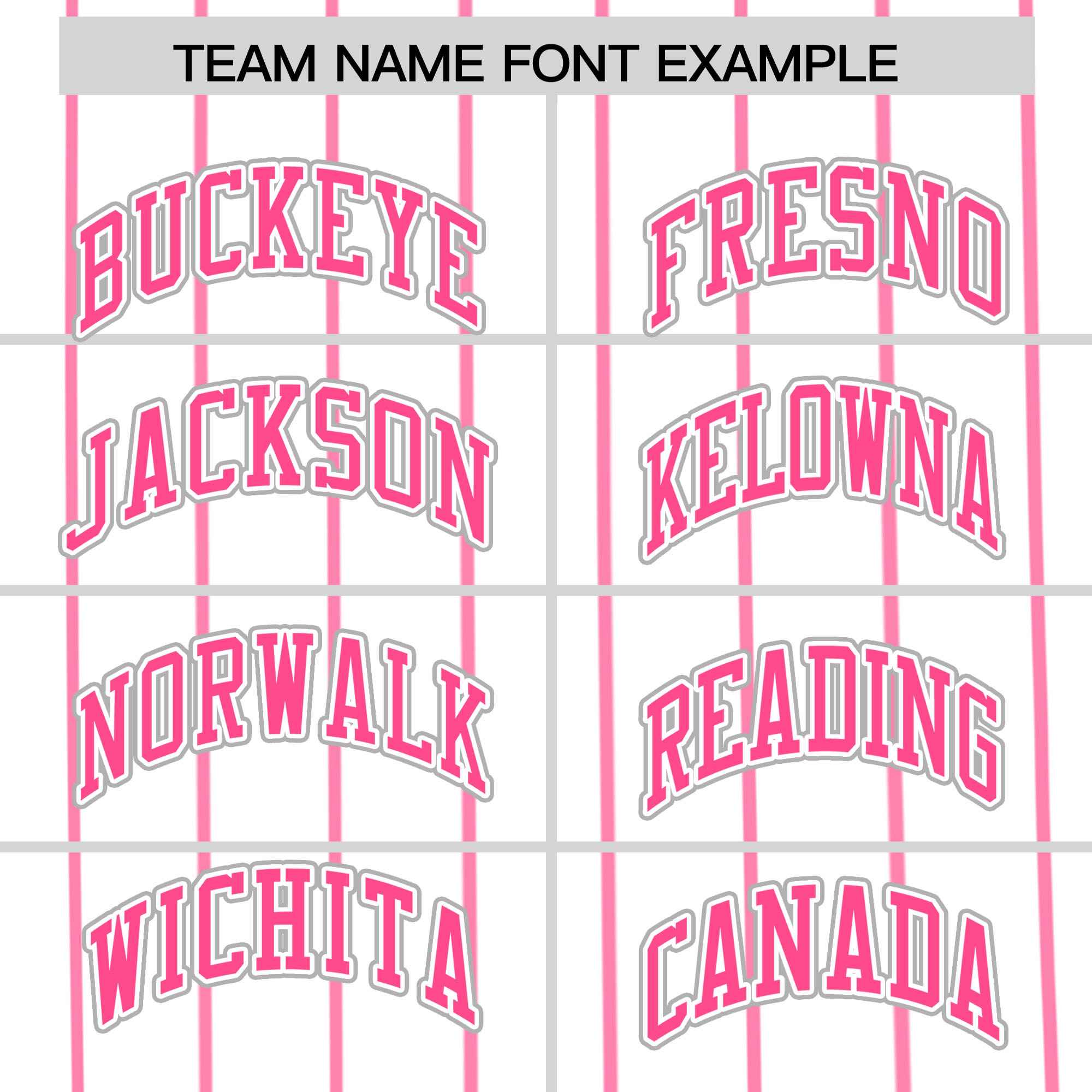 Custom White Pink Pinstripe Personalized Side Two-tone Authentic Baseball Jersey