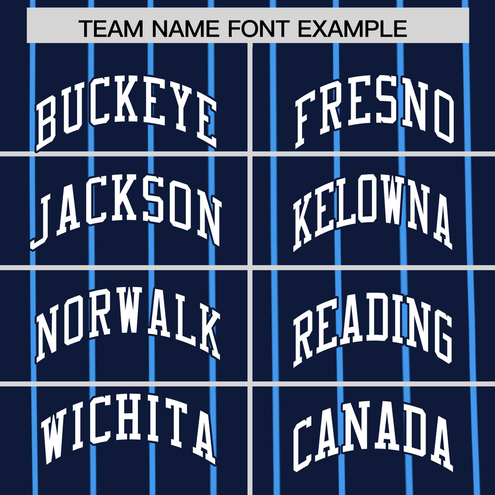 Custom Navy Powder Blue Pinstripe Personalized Side Two-tone Authentic Baseball Jersey