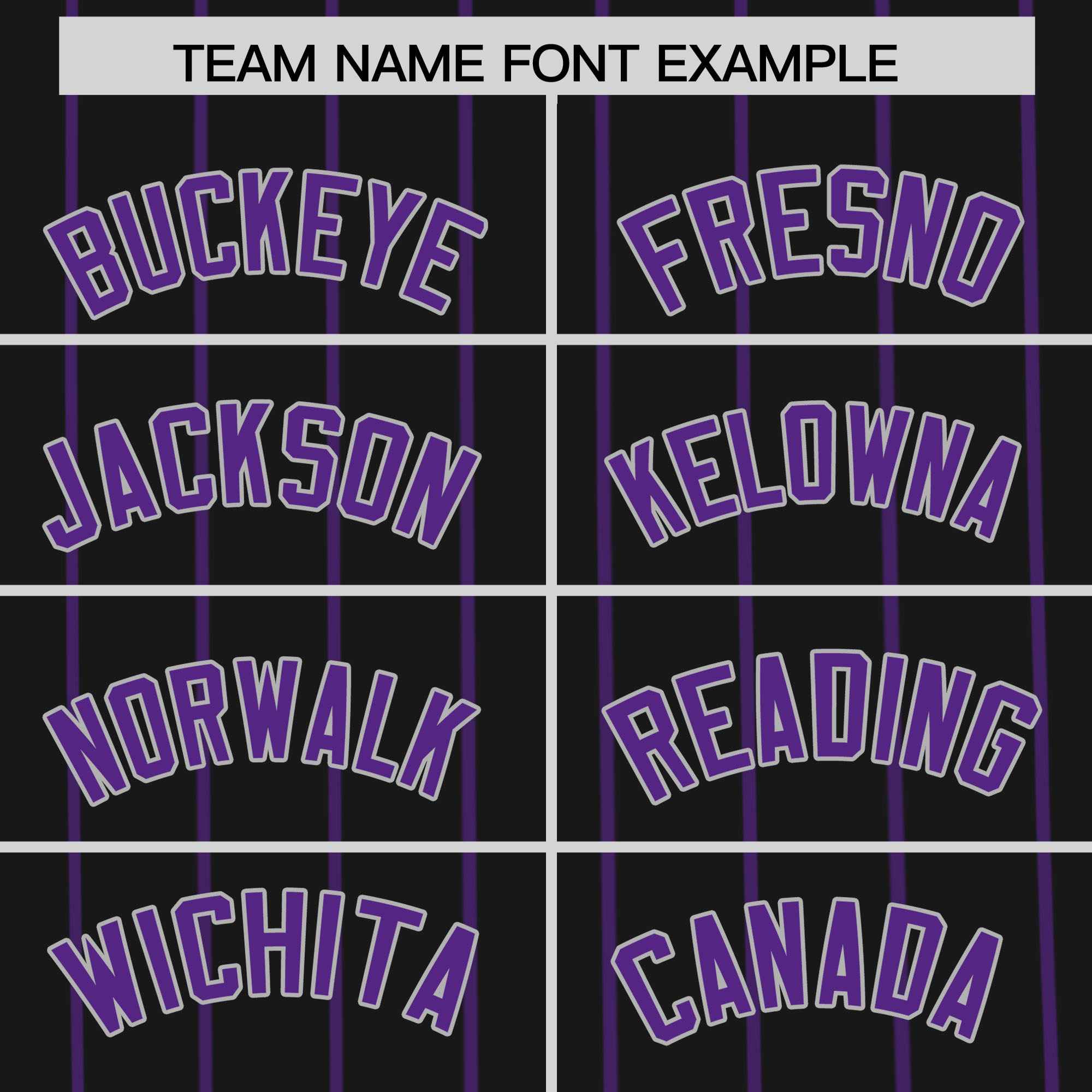 Custom Black Purple Pinstripe Personalized Side Two-tone Authentic Baseball Jersey