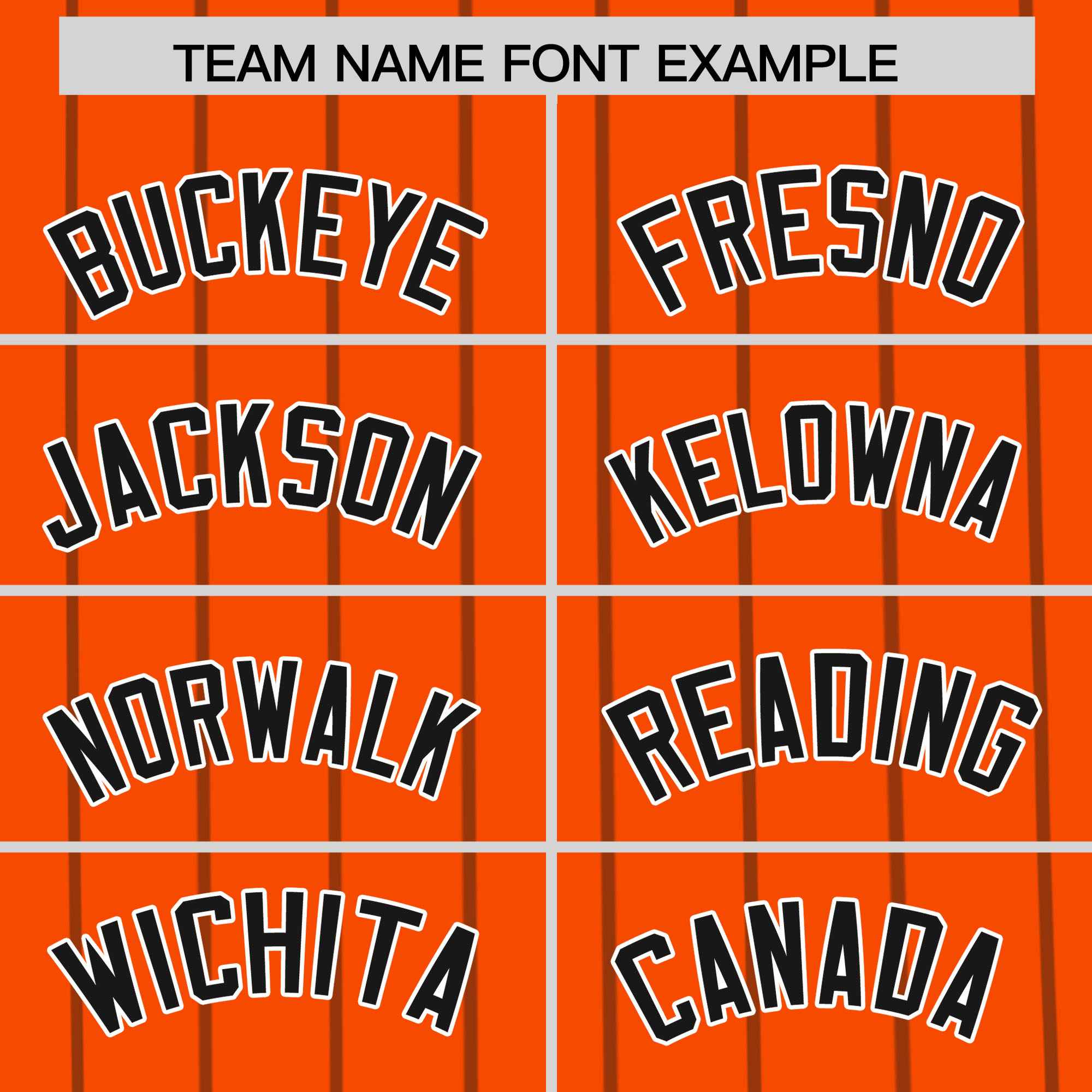 Custom Orange Black Pinstripe Personalized Side Two-tone Authentic Baseball Jersey