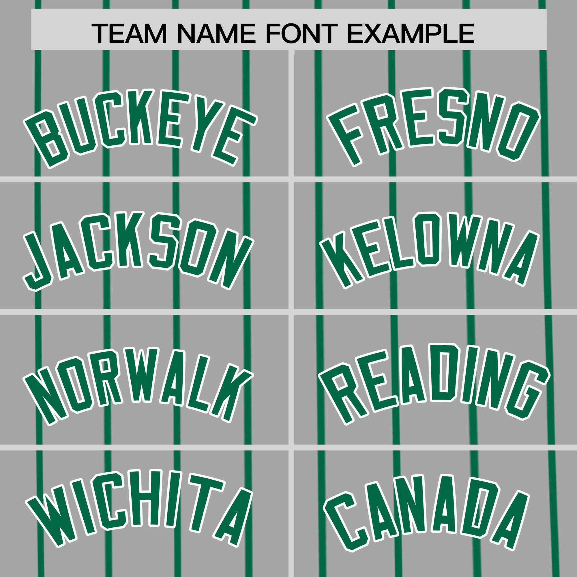 Custom Gray Kelly Green Pinstripe Personalized Side Two-tone Authentic Baseball Jersey