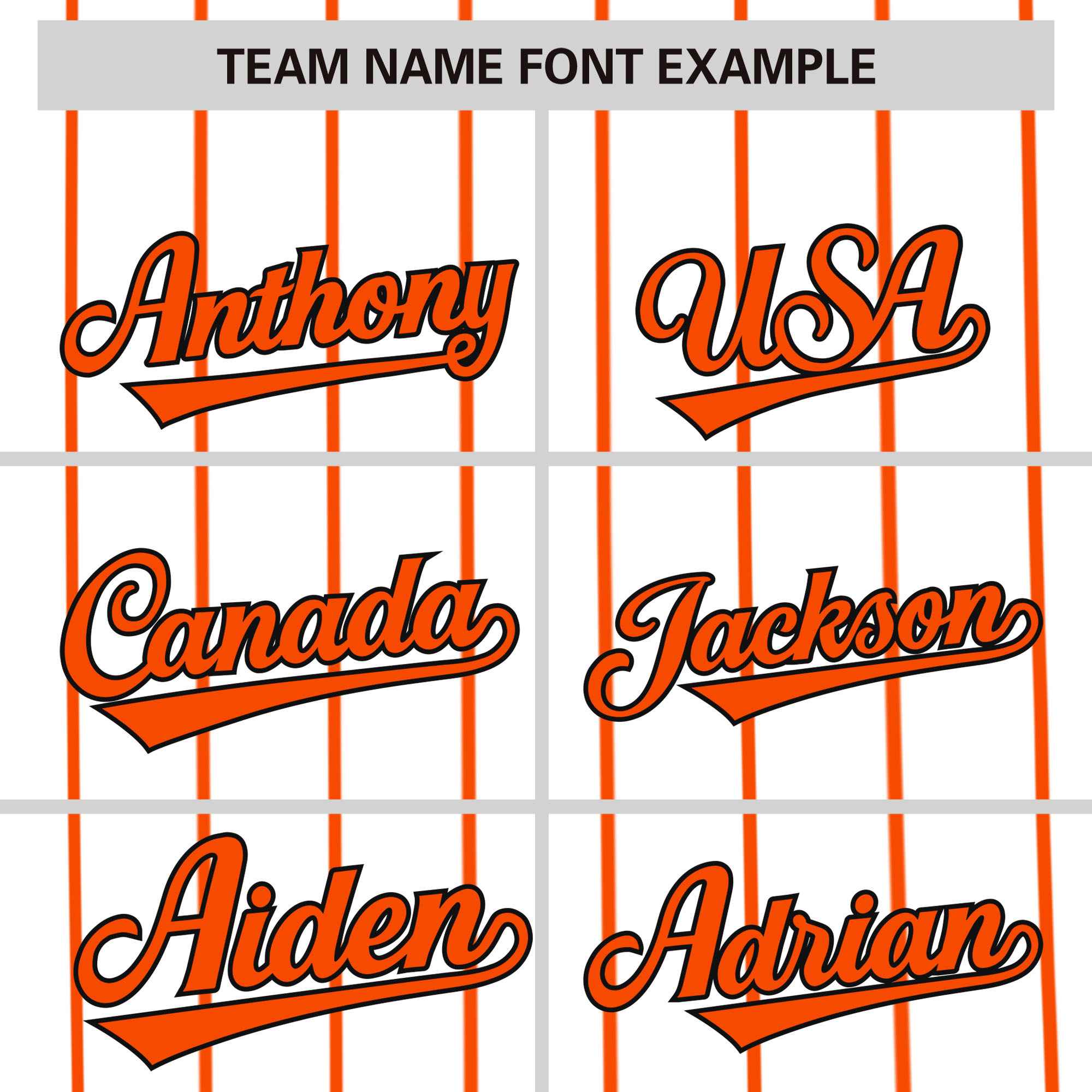 Custom White Orange Pinstripe Personalized Side Two-tone Authentic Baseball Jersey