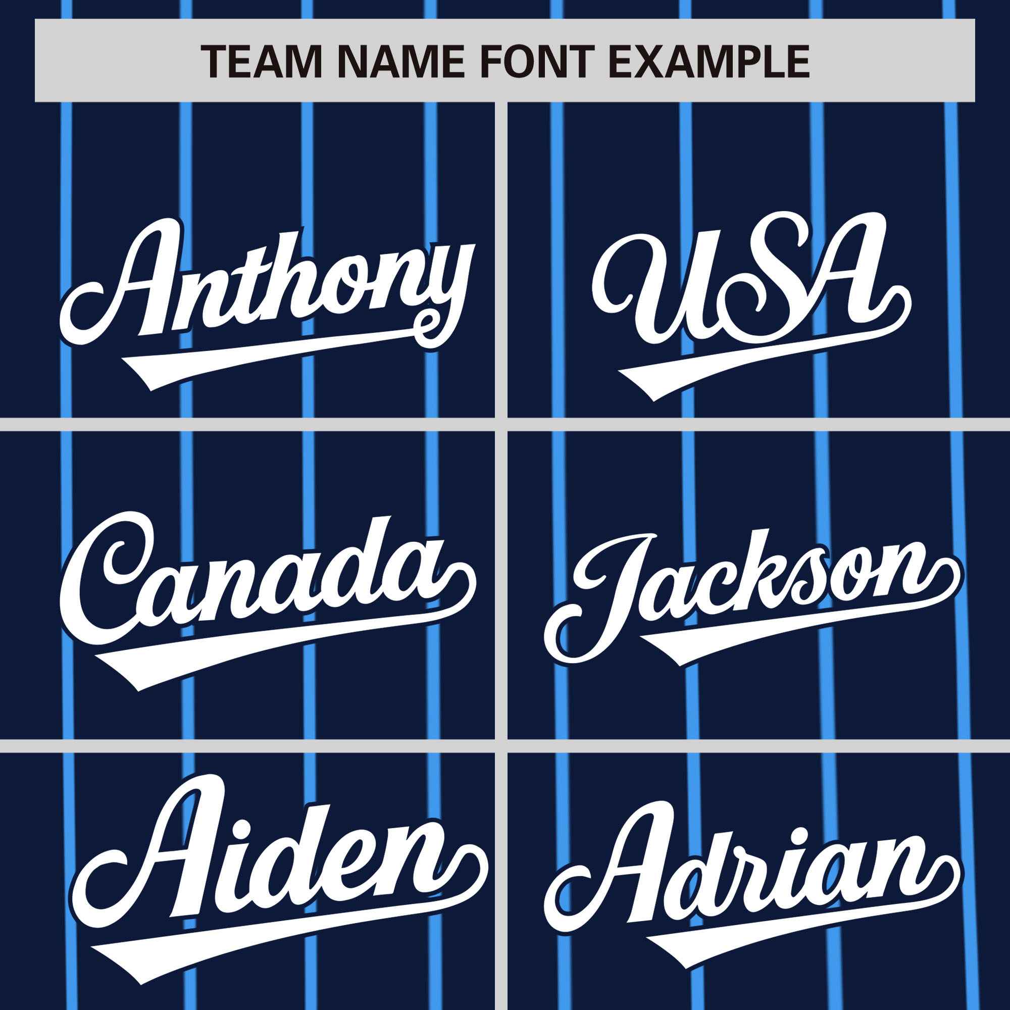 Custom Navy Powder Blue Pinstripe Personalized Side Two-tone Authentic Baseball Jersey