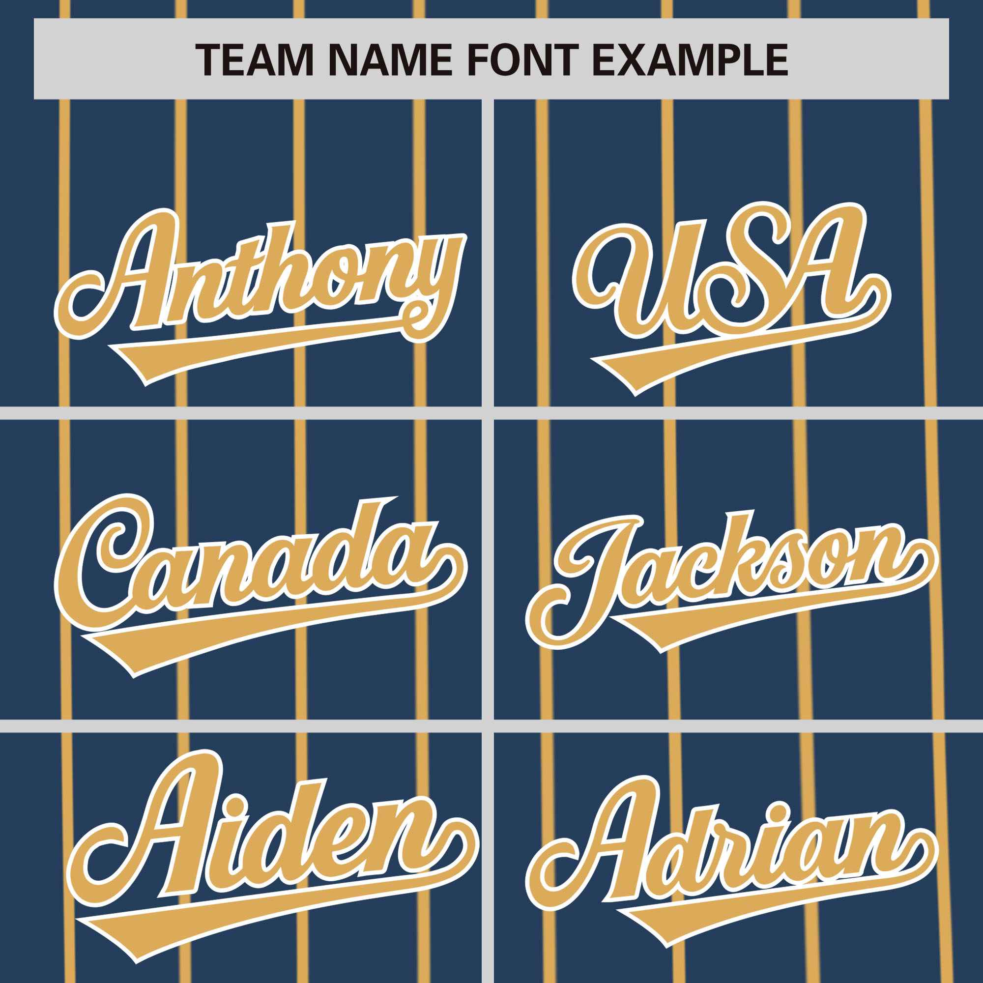 Custom Midnight Blue Old Gold Pinstripe Personalized Side Two-tone Authentic Baseball Jersey