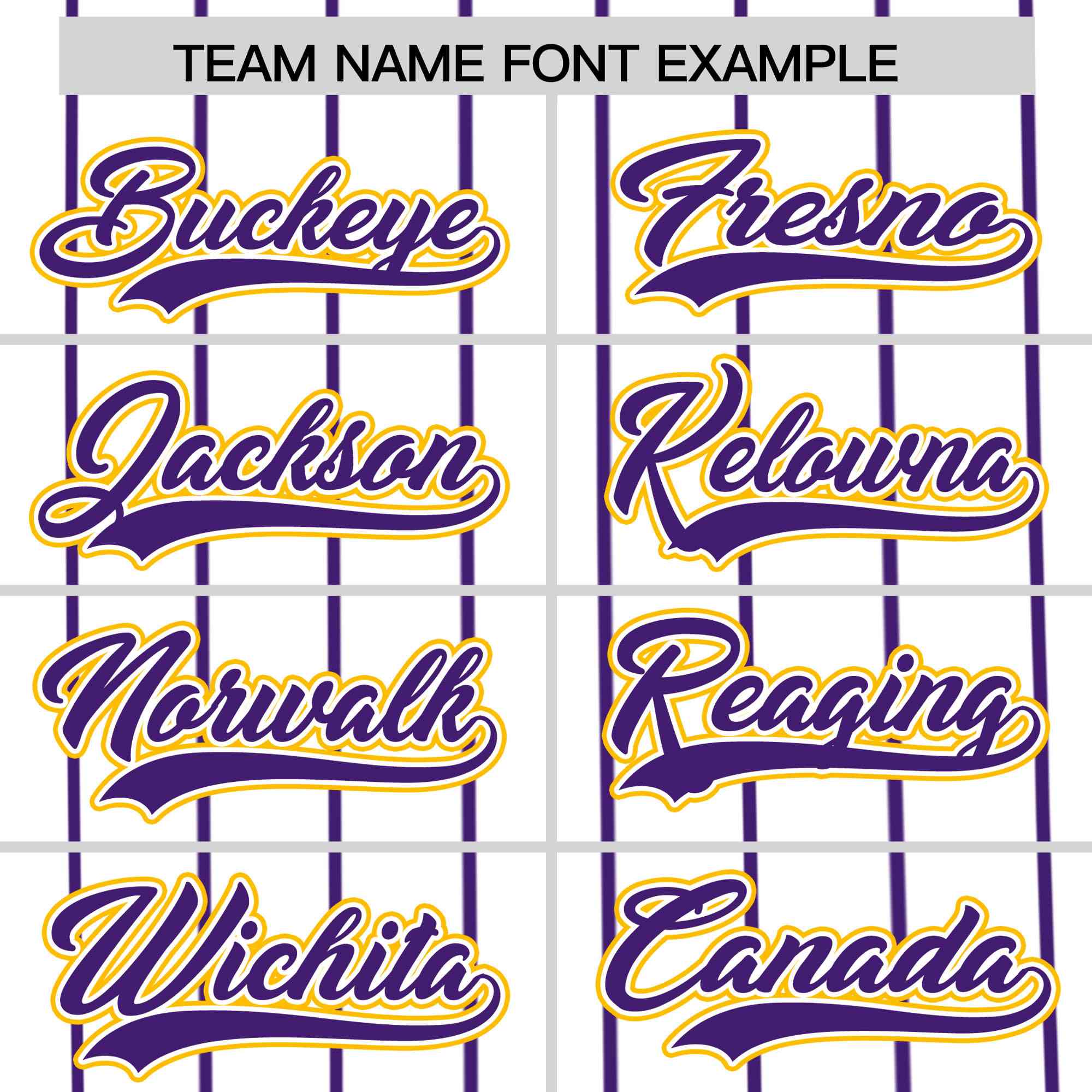 Custom White Purple Pinstripe Personalized Side Two-tone Authentic Baseball Jersey