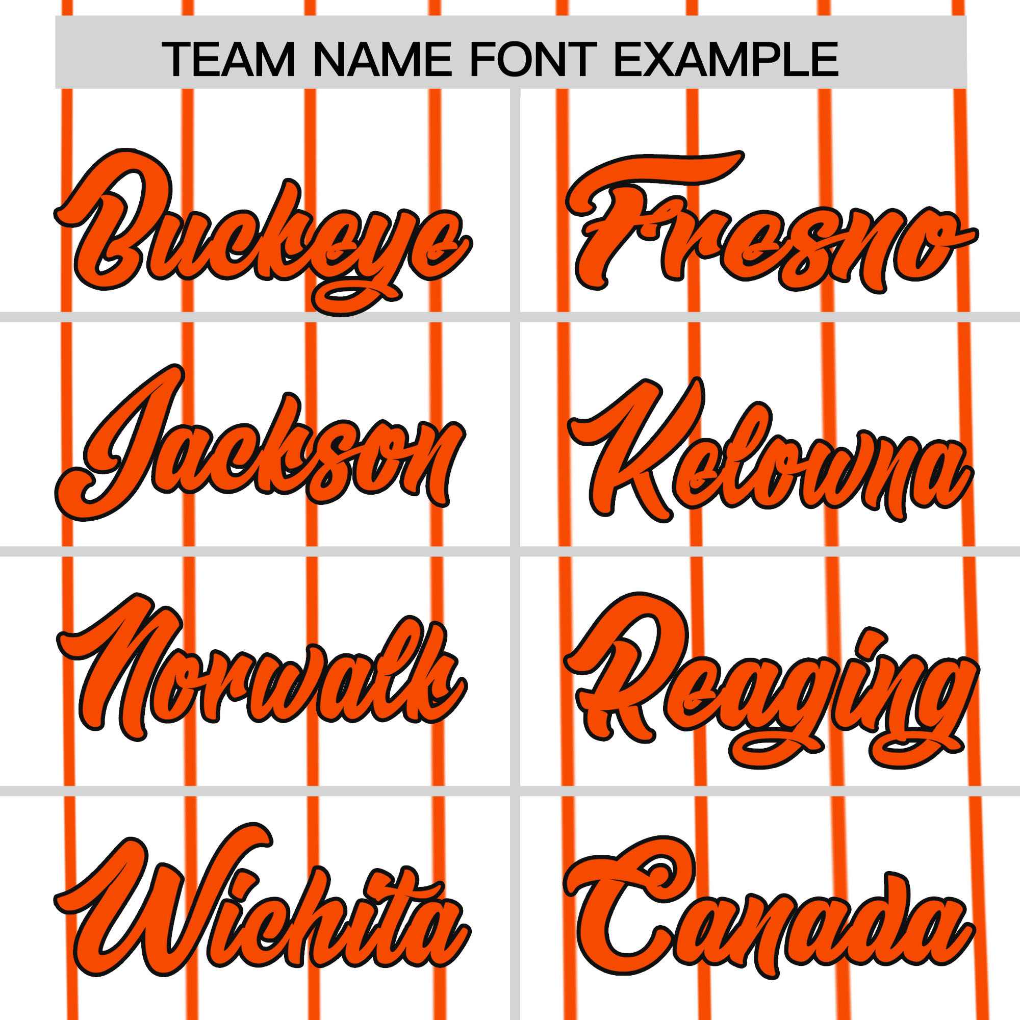 Custom White Orange Pinstripe Personalized Side Two-tone Authentic Baseball Jersey