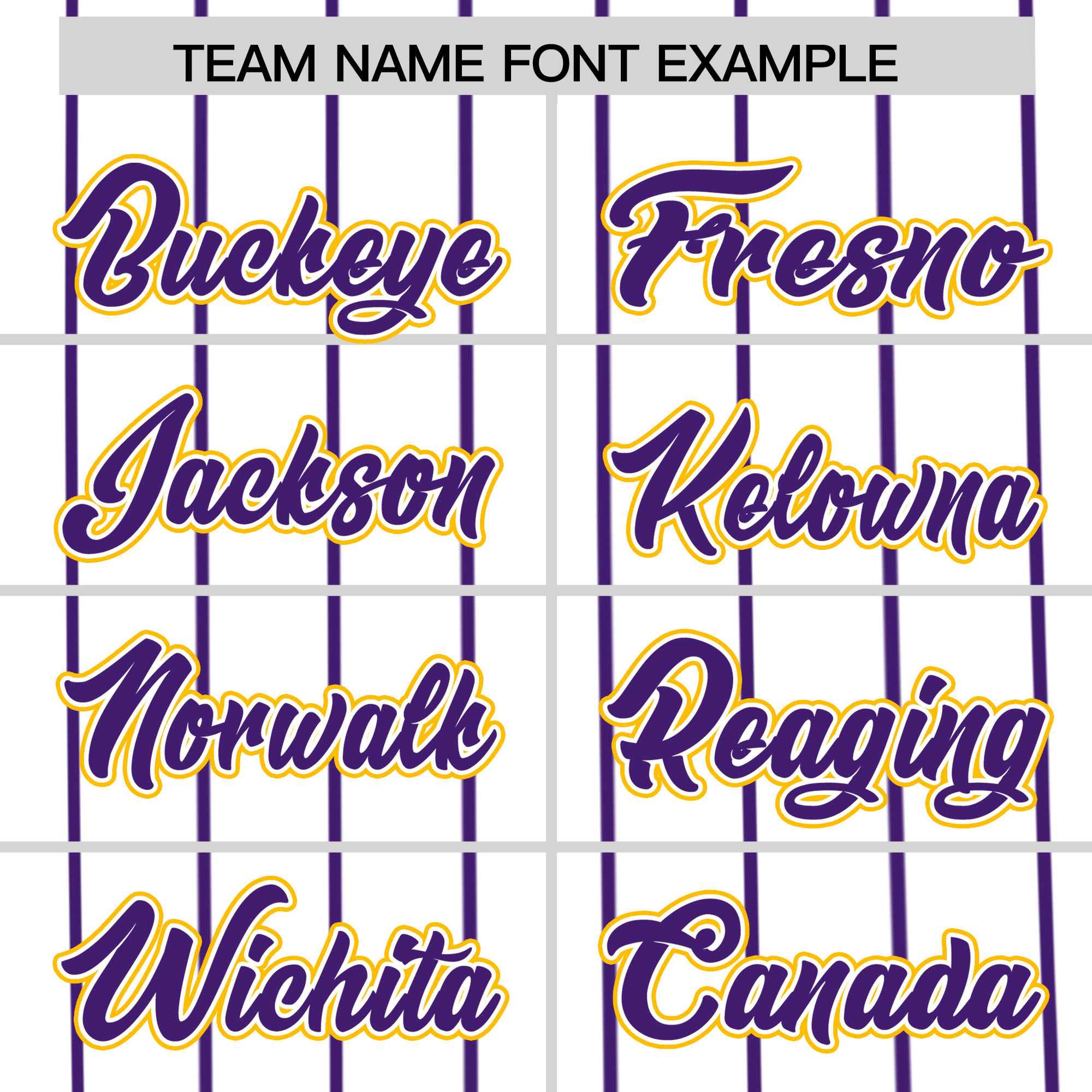 Custom White Purple Pinstripe Personalized Side Two-tone Authentic Baseball Jersey