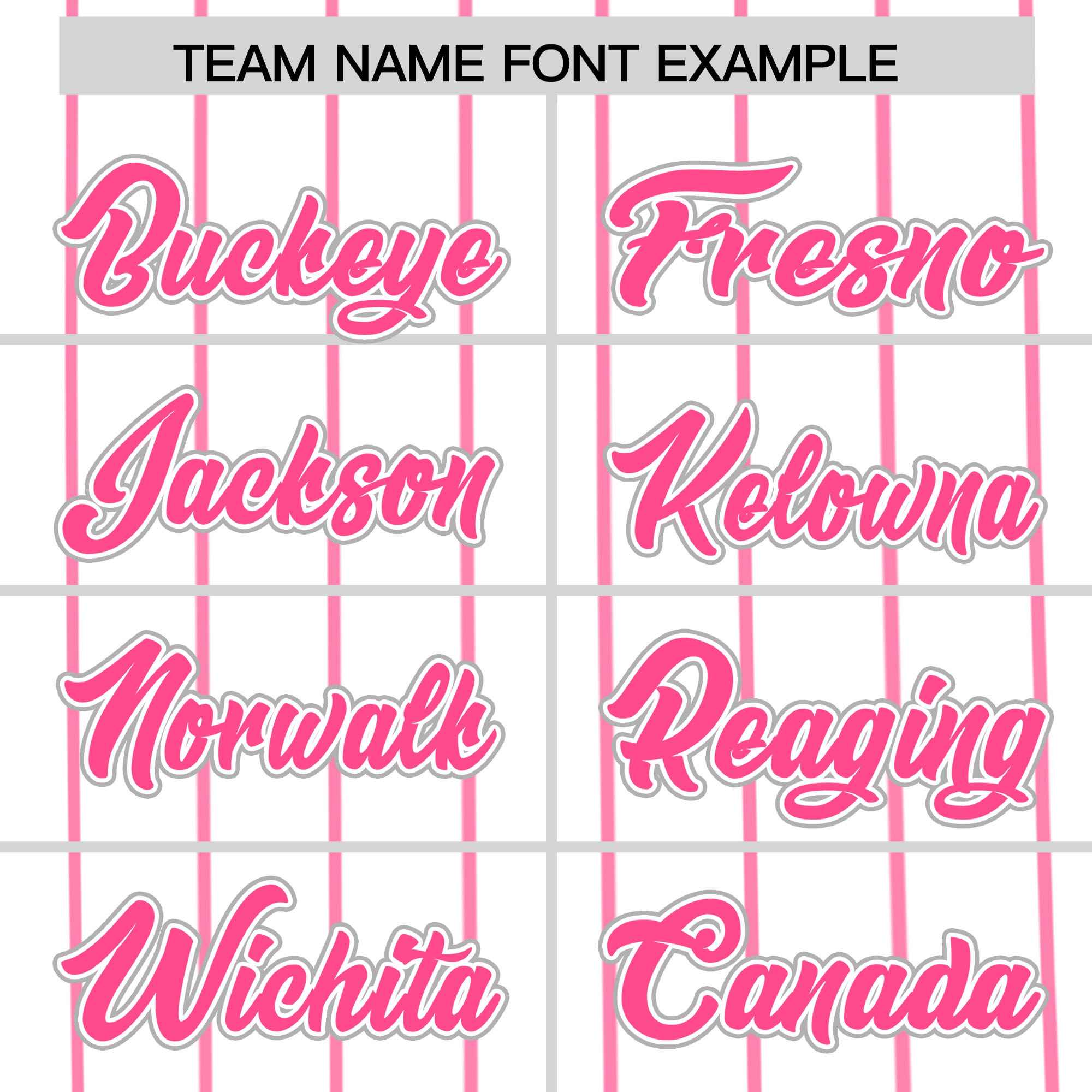 Custom White Pink Pinstripe Personalized Side Two-tone Authentic Baseball Jersey