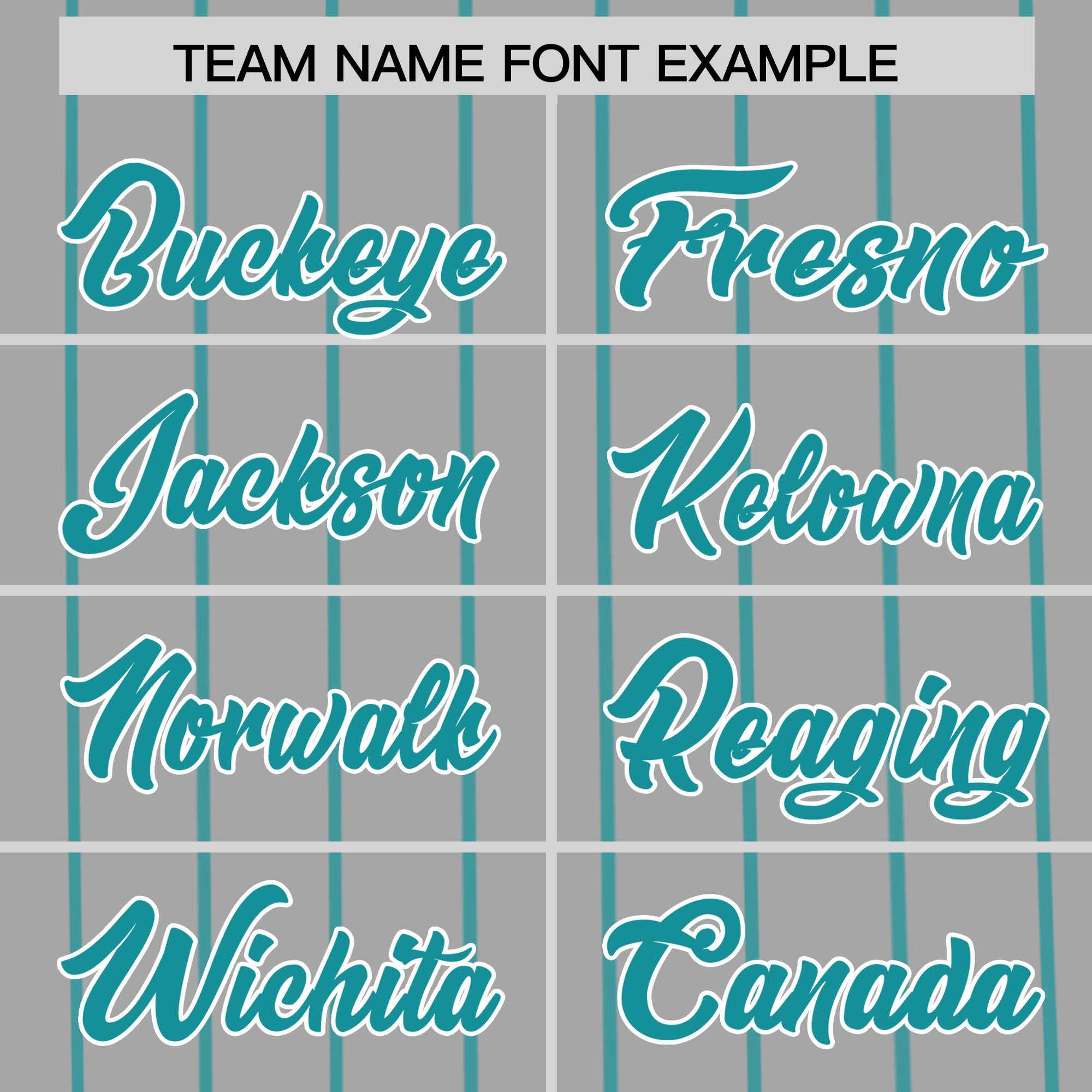 Custom Gray Aqua Pinstripe Personalized Side Two-tone Authentic Baseball Jersey