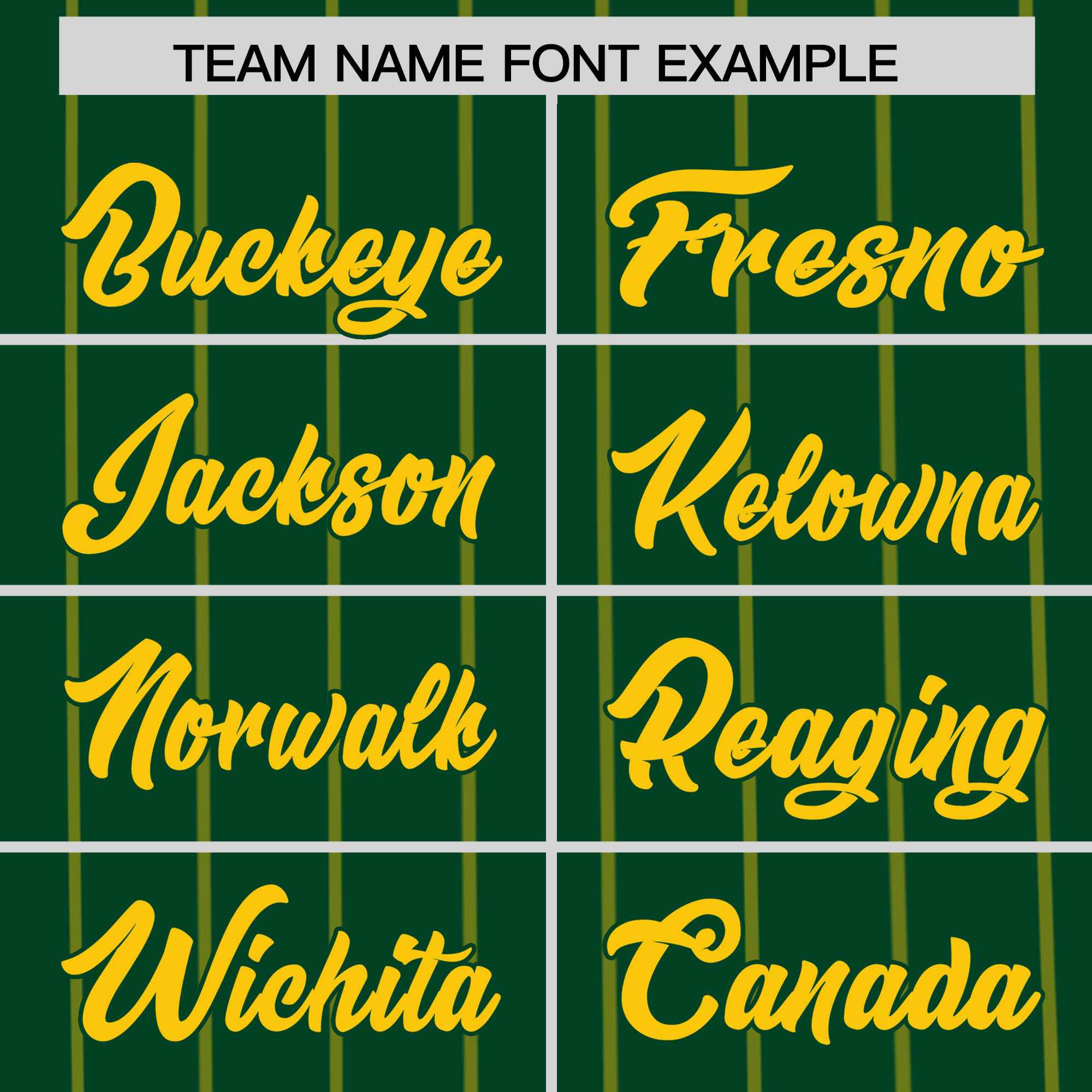 Custom Green Gold Pinstripe Personalized Side Two-tone Authentic Baseball Jersey