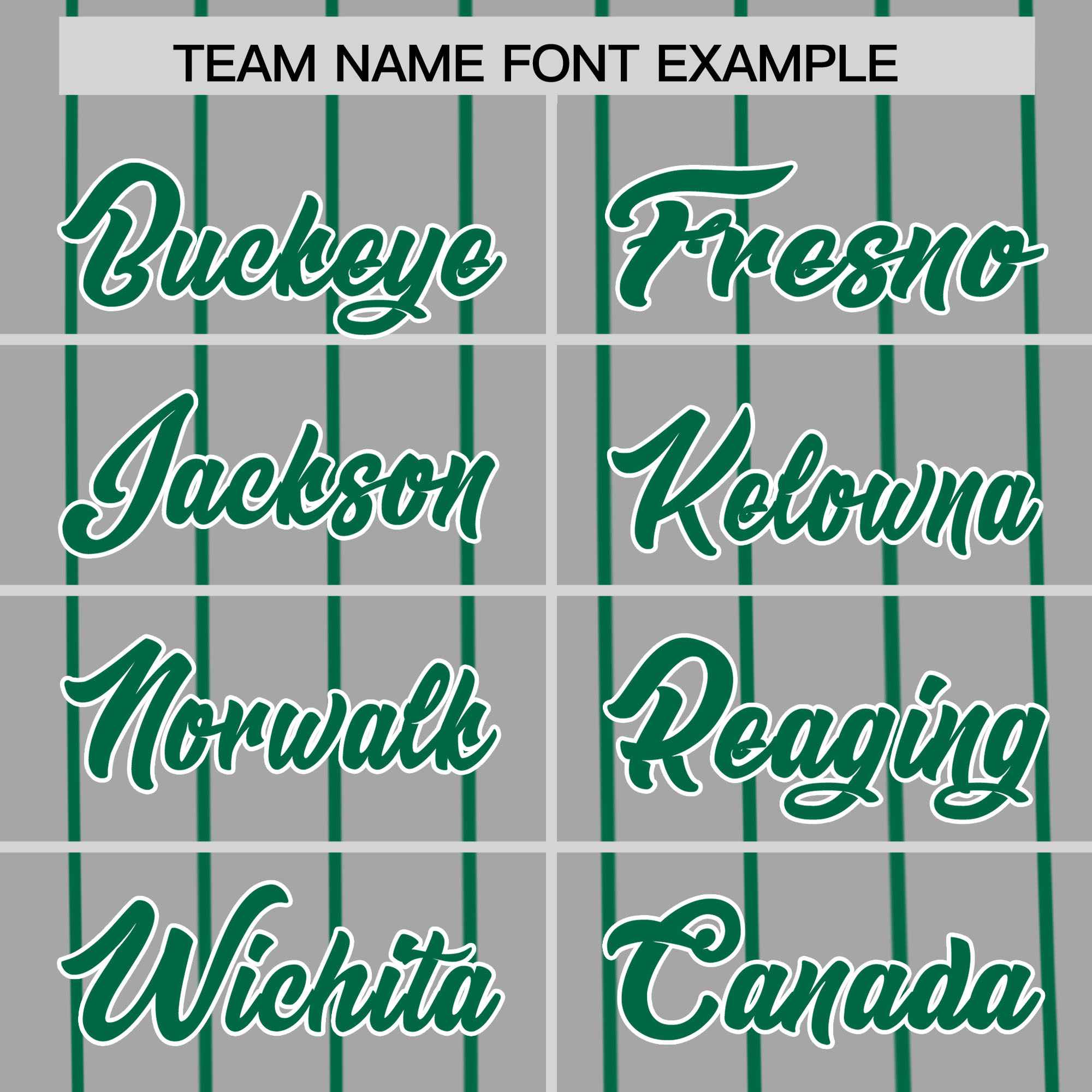 Custom Gray Kelly Green Pinstripe Personalized Side Two-tone Authentic Baseball Jersey