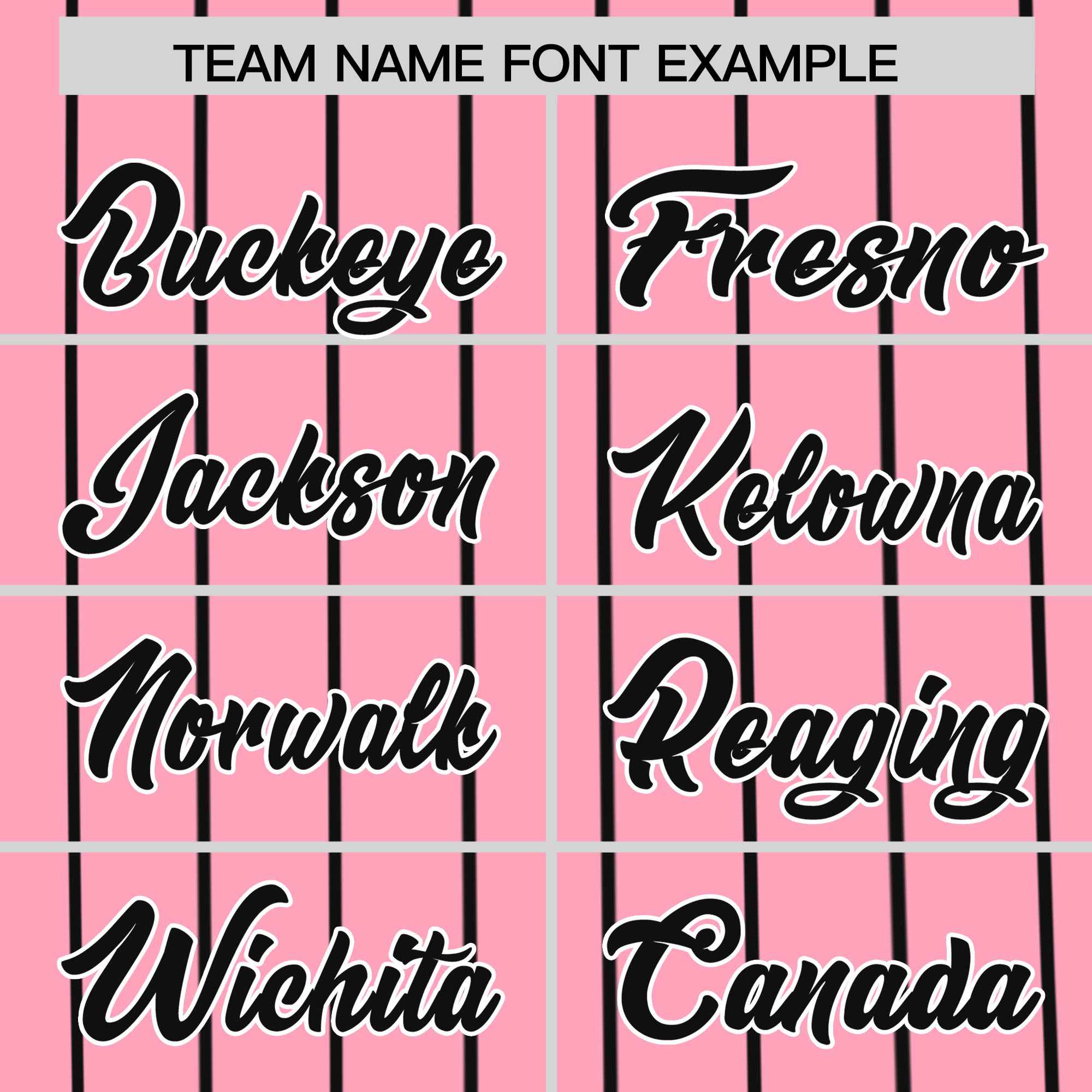 Custom Light Pink Black Pinstripe Personalized Side Two-tone Authentic Baseball Jersey