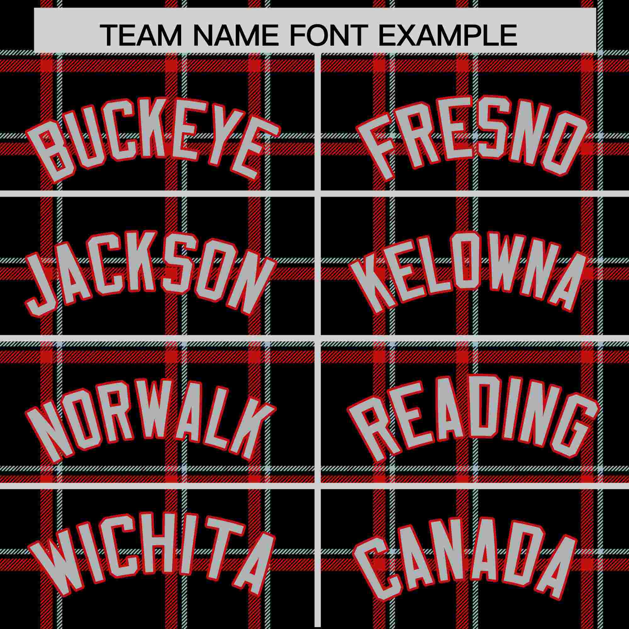 Custom Black Personalized Plaid Design Authentic Baseball Jersey