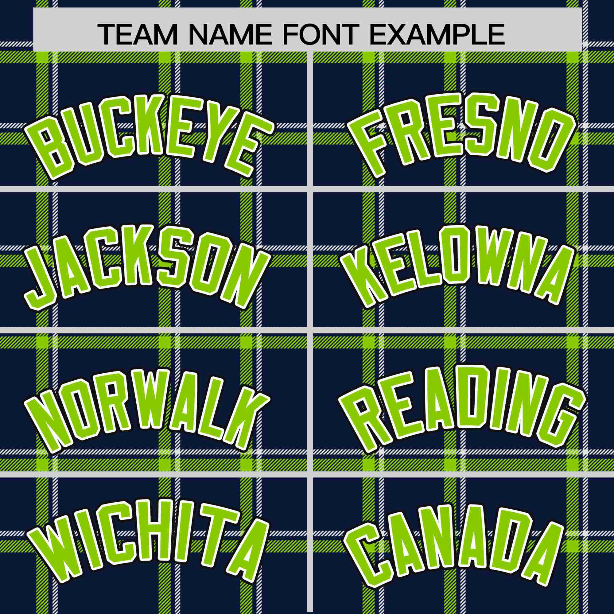 Custom Navy Personalized Plaid Design Authentic Baseball Jersey