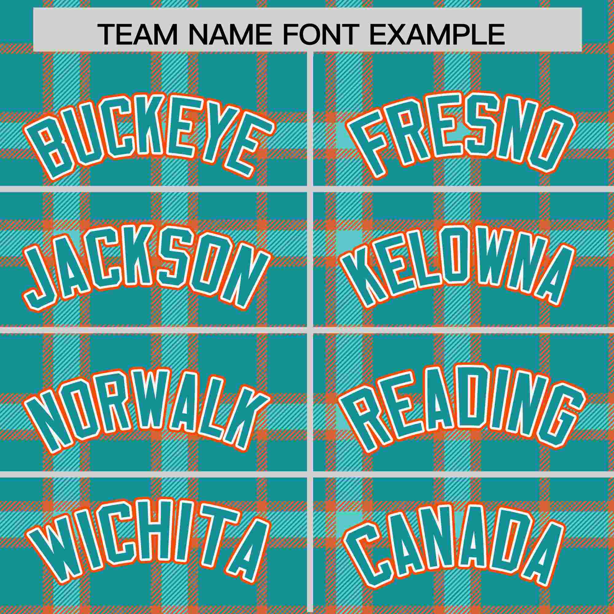 Custom Aqua Personalized Plaid Design Authentic Baseball Jersey