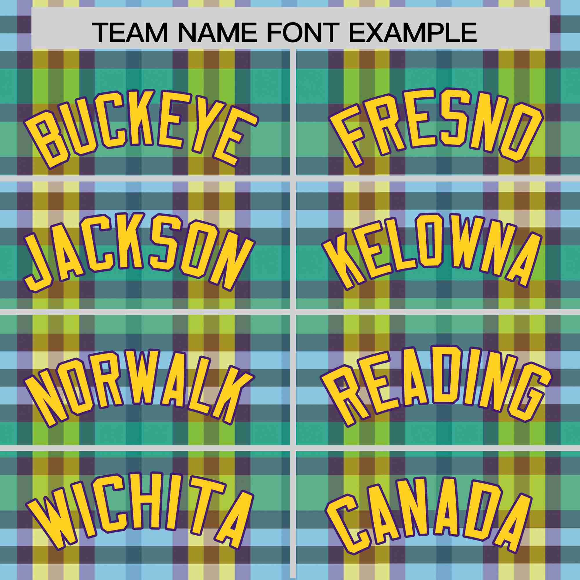 Custom Multi Color Personalized Plaid Design Authentic Baseball Jersey