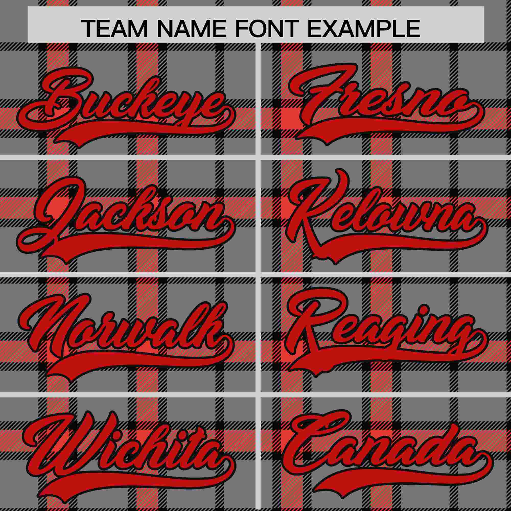 Custom Gray Personalized Plaid Design Authentic Baseball Jersey