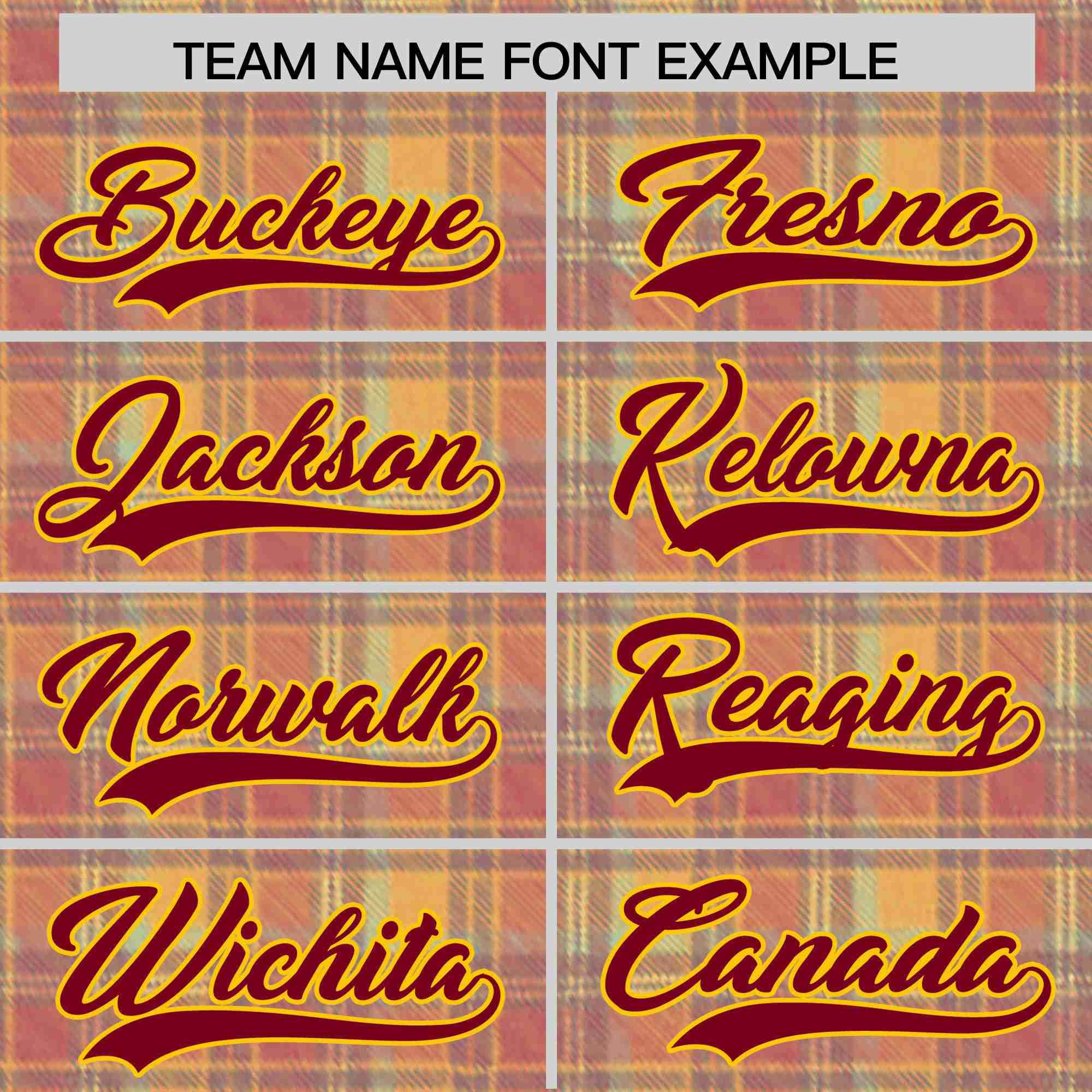 Custom Multi Color Personalized Plaid Design Authentic Baseball Jersey