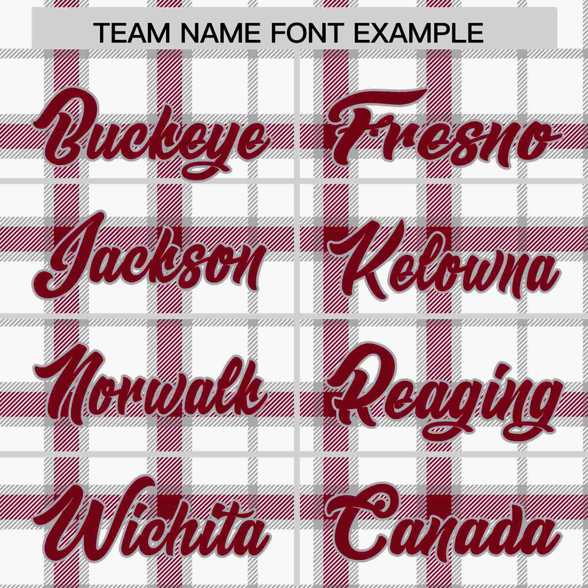 Custom White Personalized Plaid Design Authentic Baseball Jersey