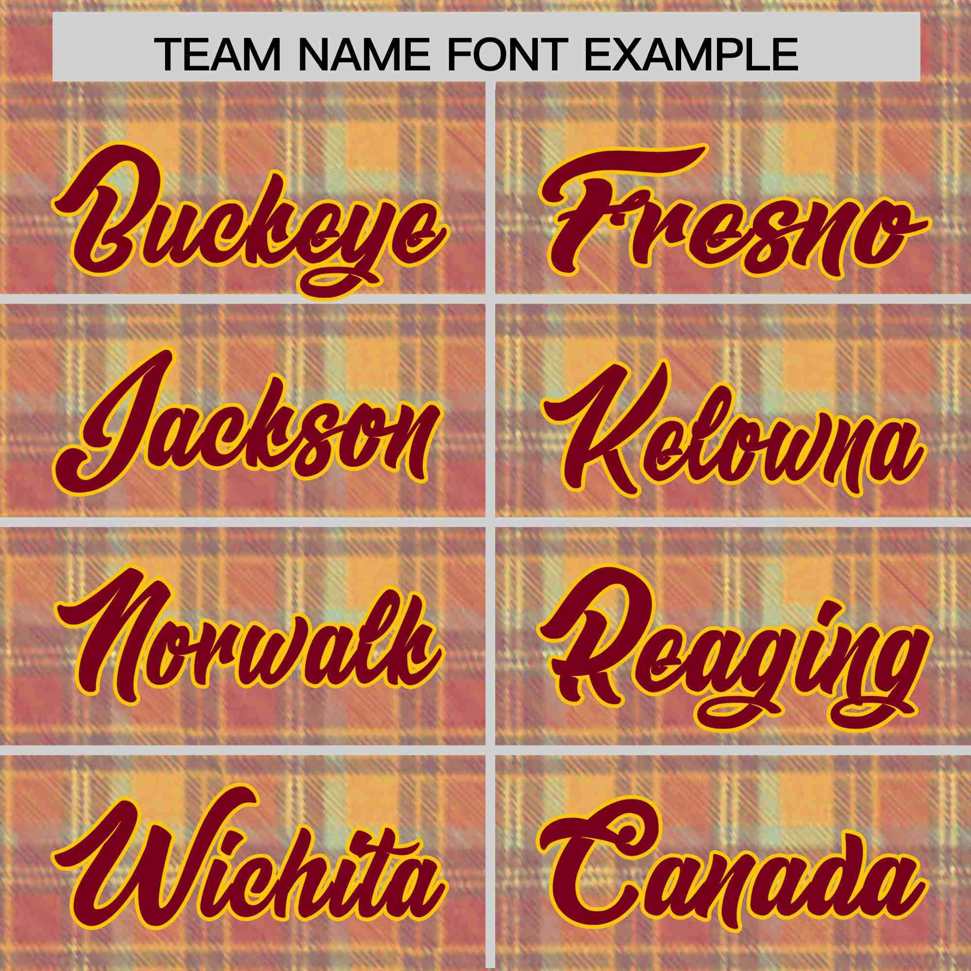 Custom Multi Color Personalized Plaid Design Authentic Baseball Jersey