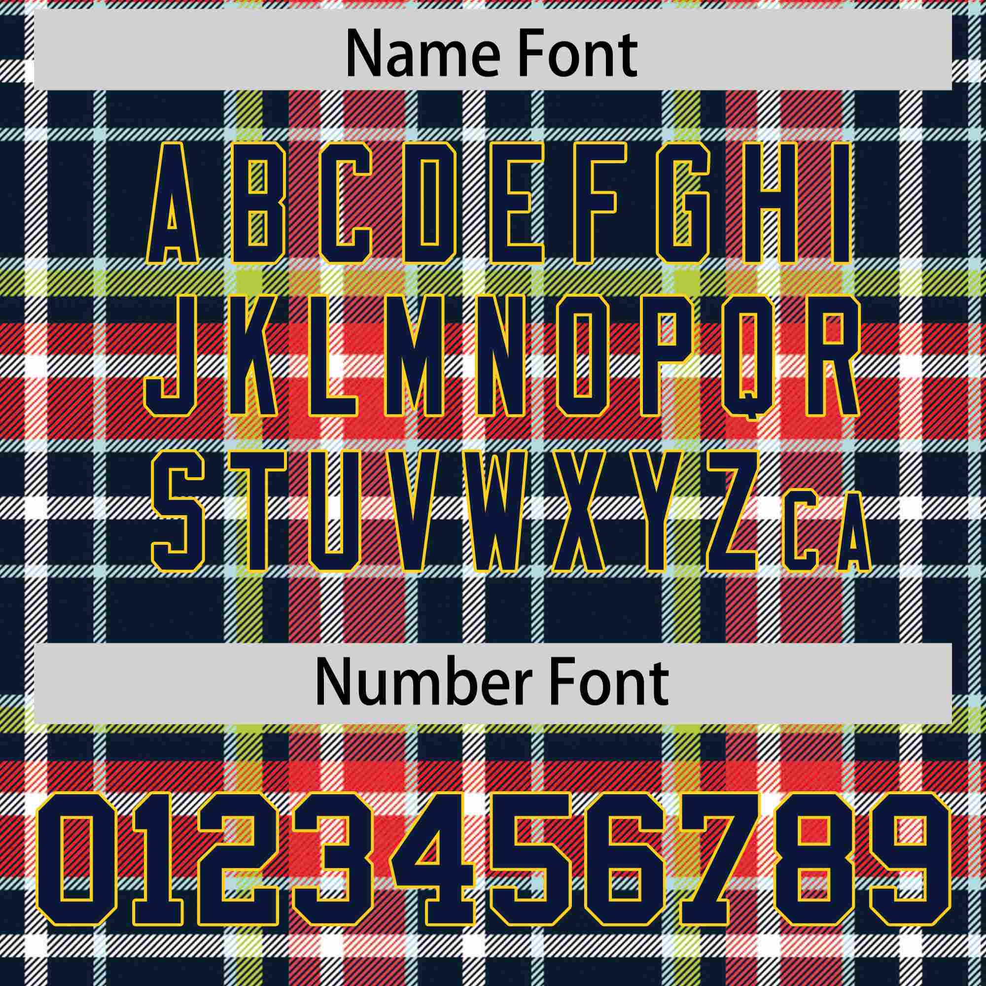 Custom Multi Color Personalized Plaid Design Authentic Baseball Jersey