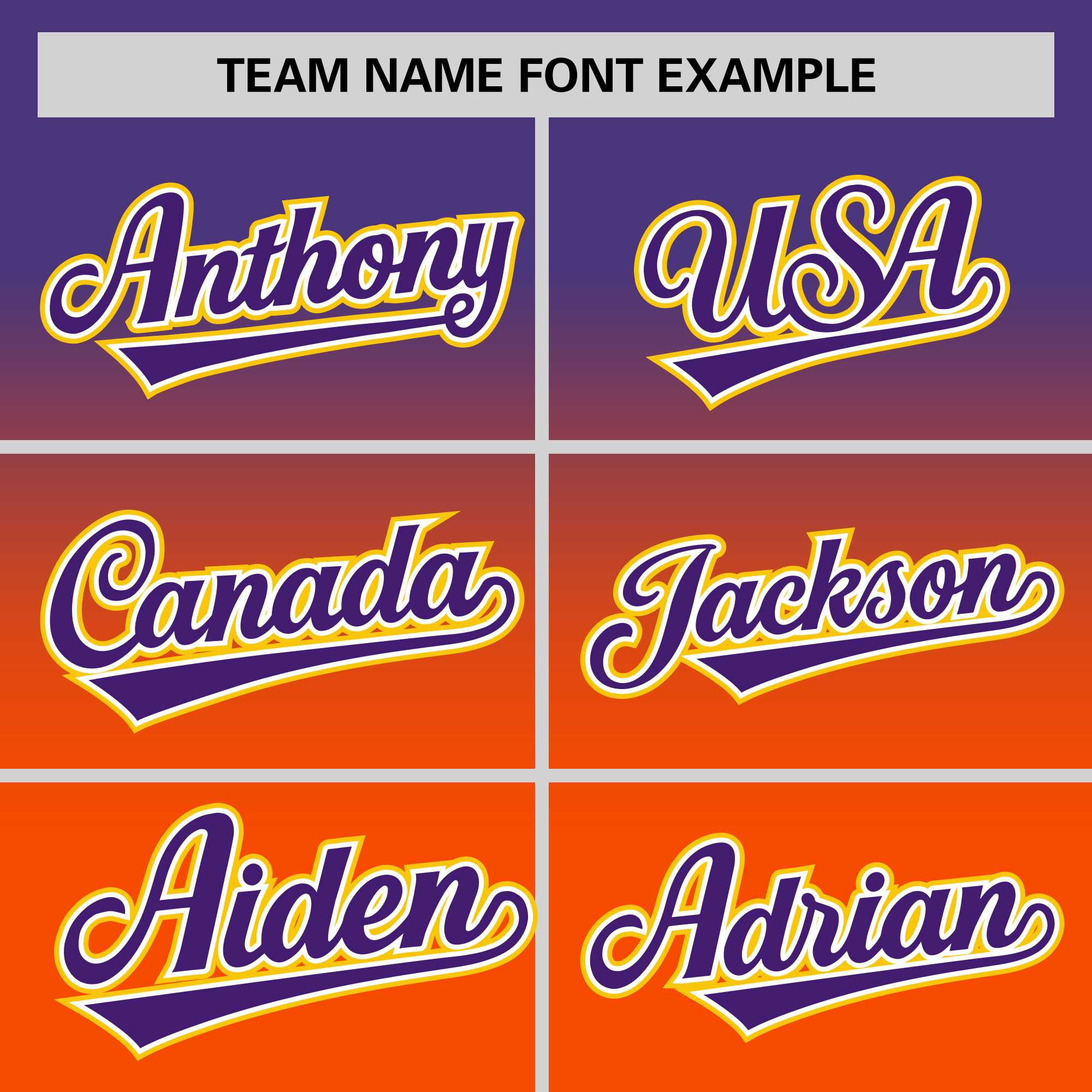 Custom Orange Purple Gradient Fashion Design Authentic Baseball Jersey