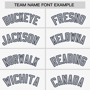 Custom White Gray-Navy Personalized Raglan Sleeves Authentic Baseball Jersey