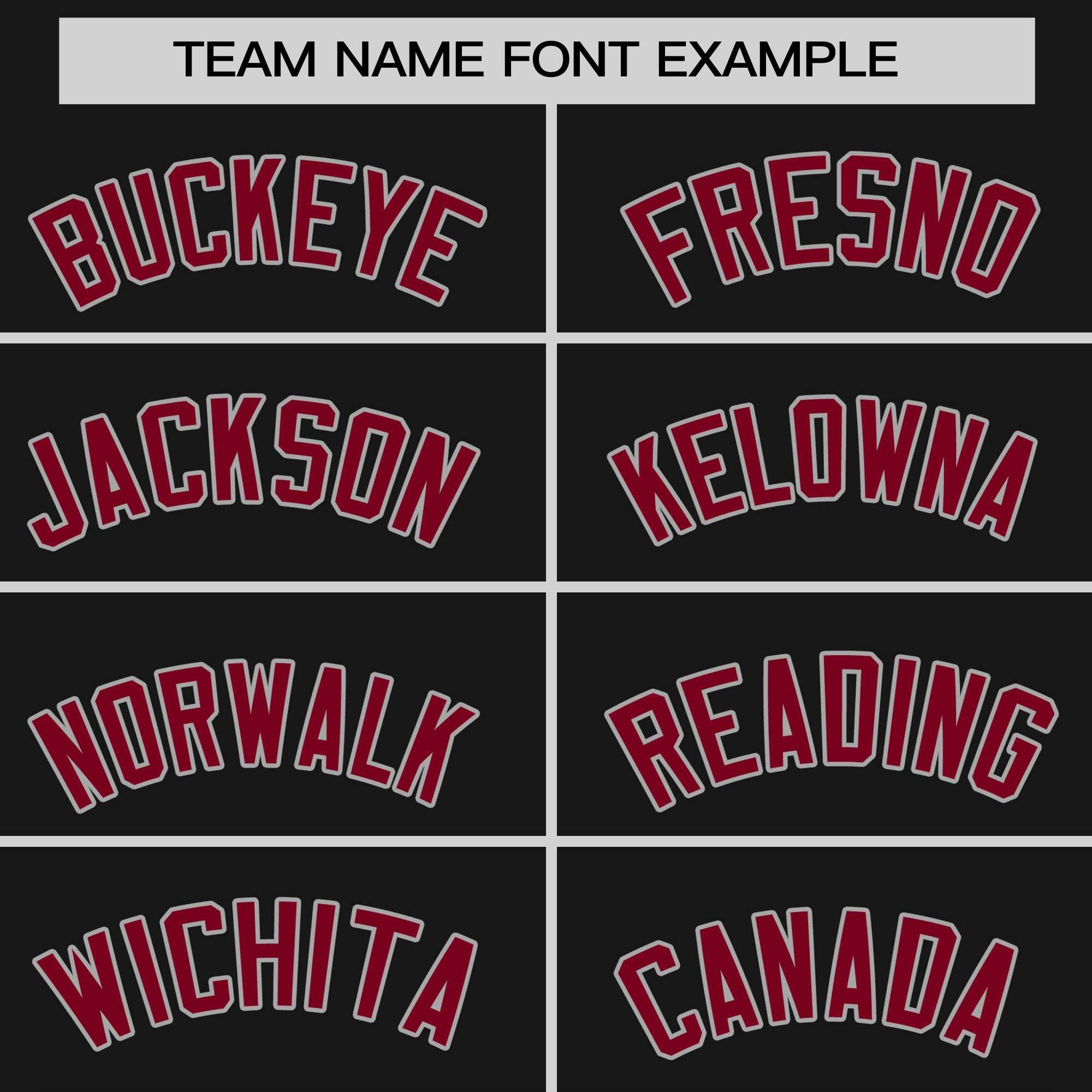 Custom Black Crimson-Dark Gray Personalized Raglan Sleeves Authentic Baseball Jersey