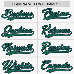 Custom White Kelly Green-Navy Personalized Raglan Sleeves Authentic Baseball Jersey